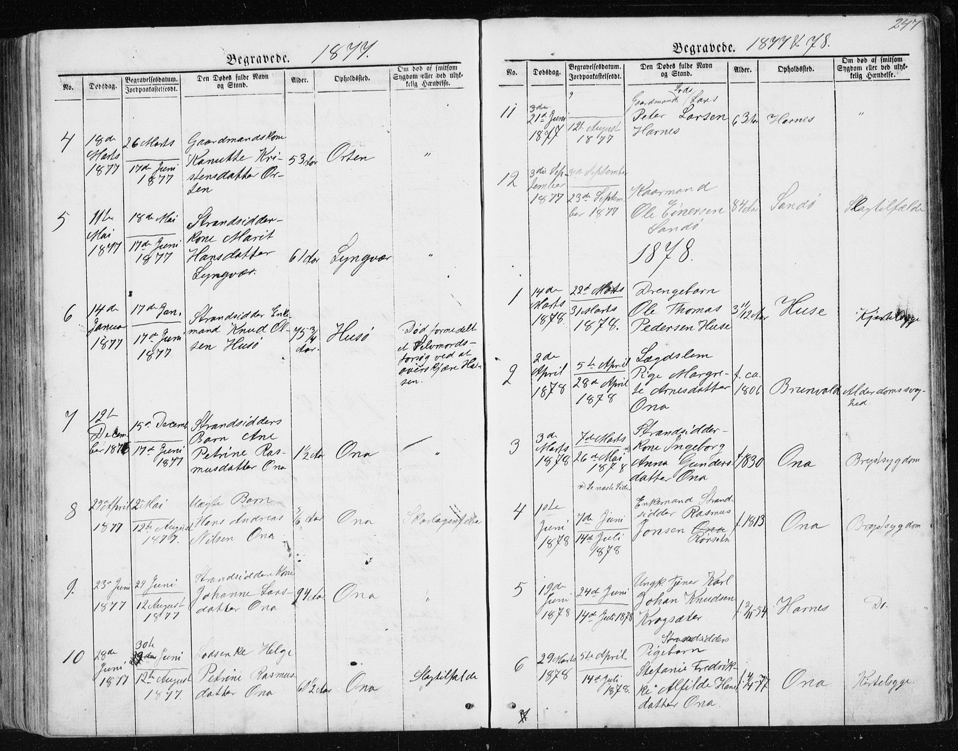 Ministerialprotokoller, klokkerbøker og fødselsregistre - Møre og Romsdal, AV/SAT-A-1454/561/L0732: Parish register (copy) no. 561C02, 1867-1900, p. 247