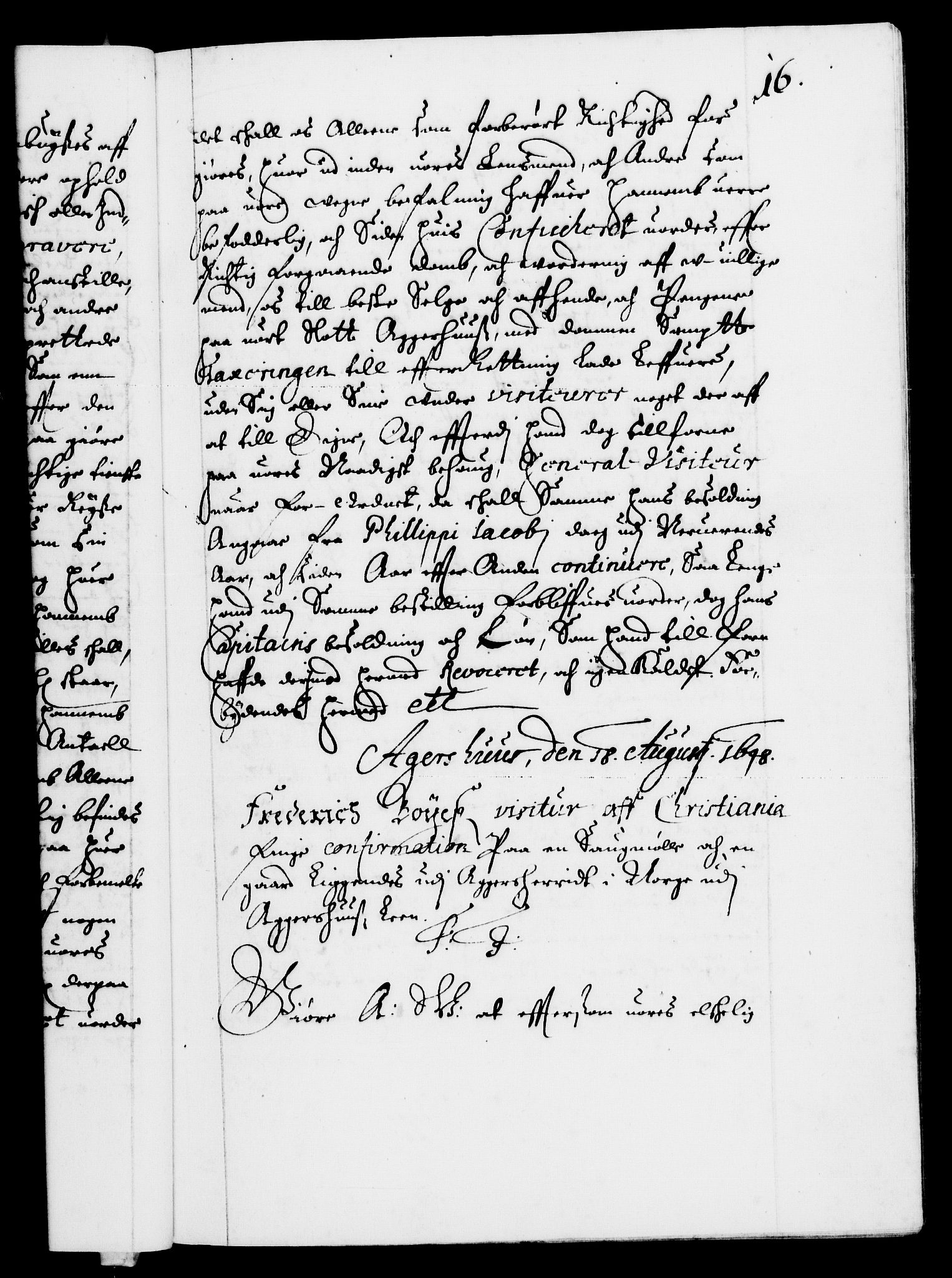 Danske Kanselli 1572-1799, AV/RA-EA-3023/F/Fc/Fca/Fcaa/L0007: Norske registre (mikrofilm), 1648-1650, p. 16a