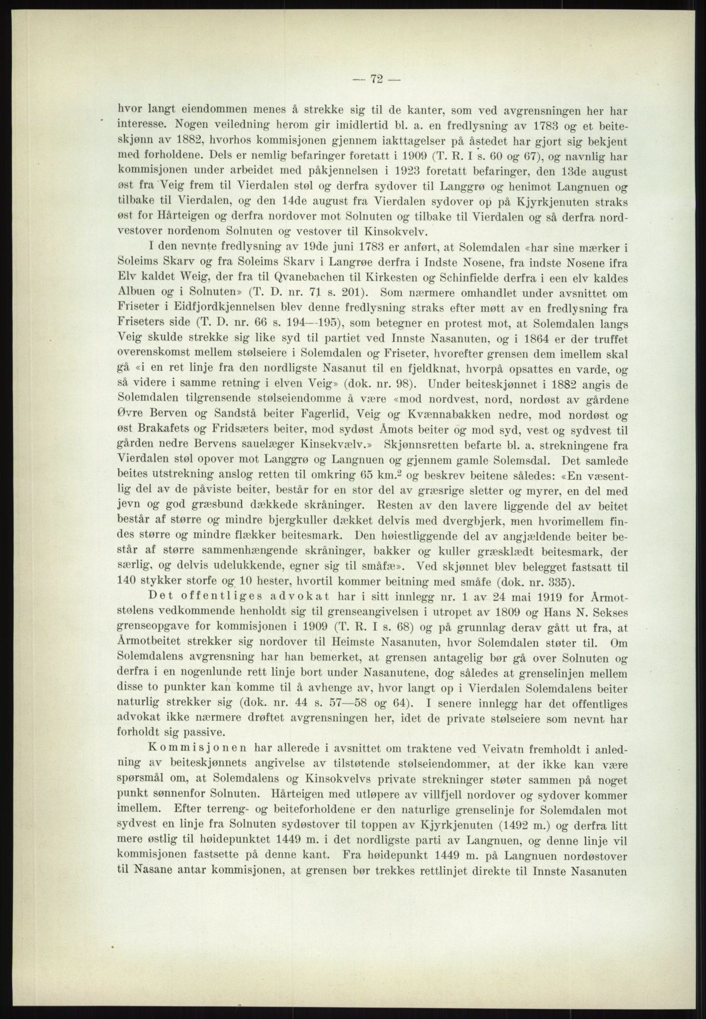 Høyfjellskommisjonen, AV/RA-S-1546/X/Xa/L0001: Nr. 1-33, 1909-1953, p. 678