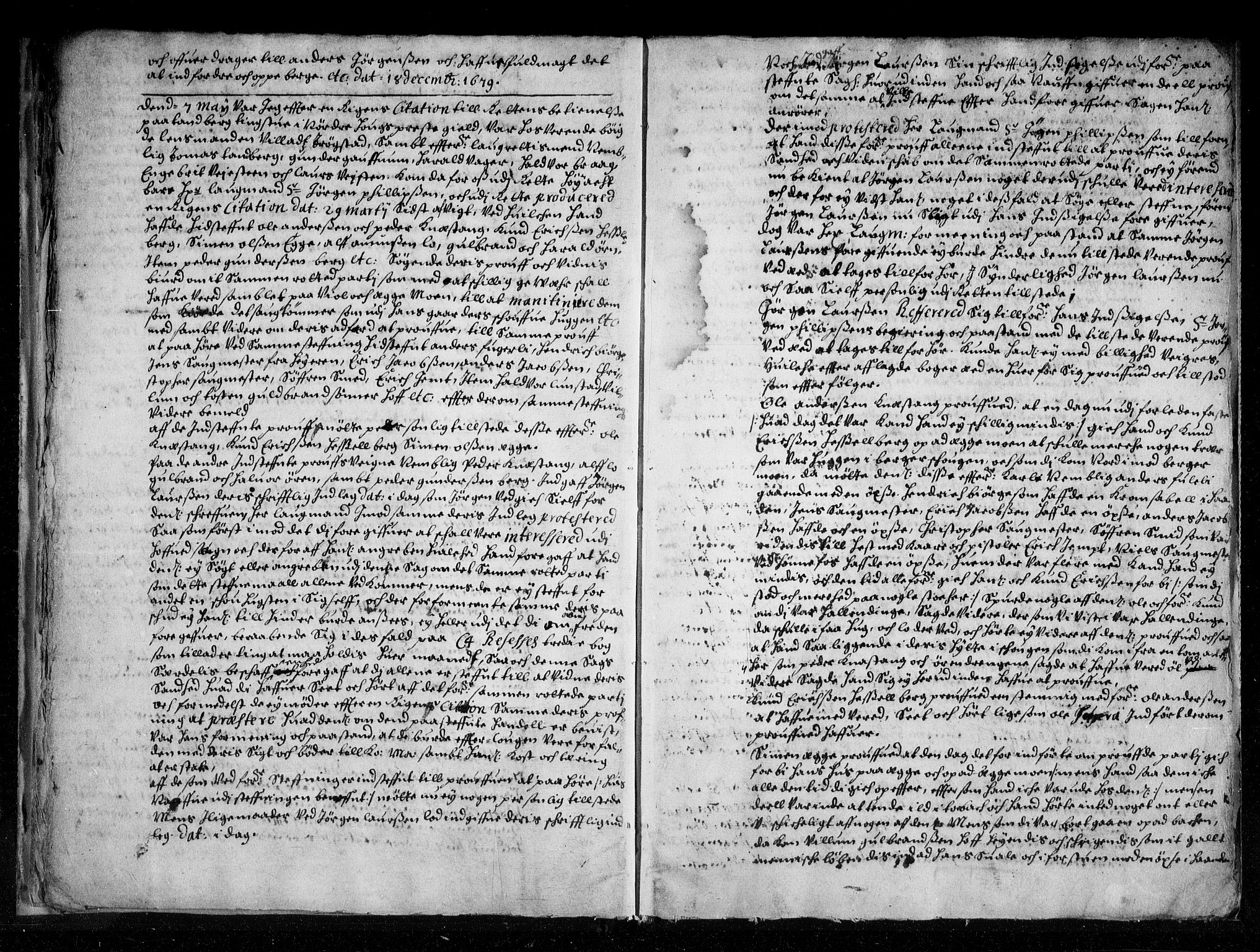 Ringerike og Hallingdal sorenskriveri, AV/SAKO-A-81/F/Fa/Fab/L0008: Tingbok - Sorenskriveriet, 1680