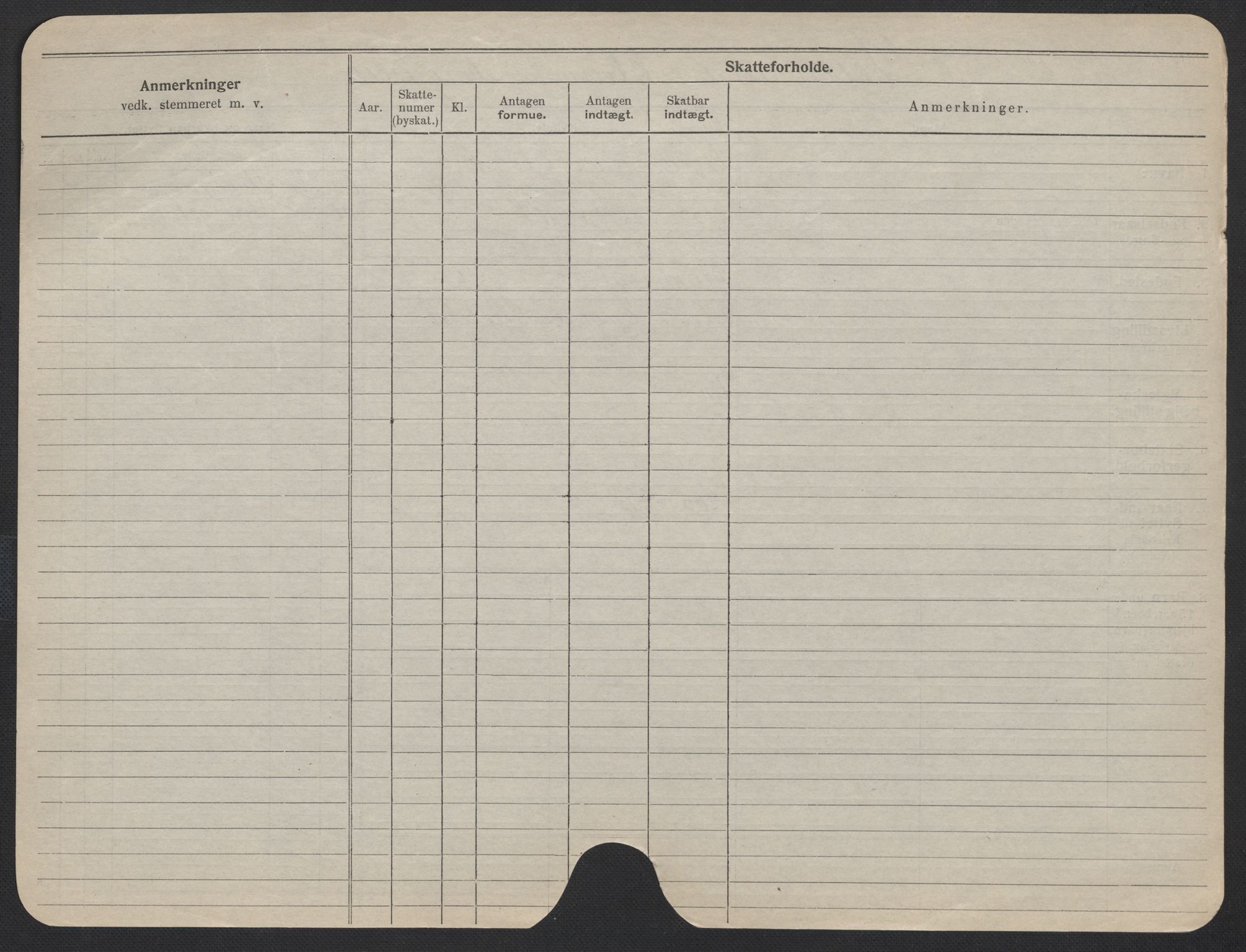 Oslo folkeregister, Registerkort, AV/SAO-A-11715/F/Fa/Fac/L0013: Kvinner, 1906-1914, p. 1253b