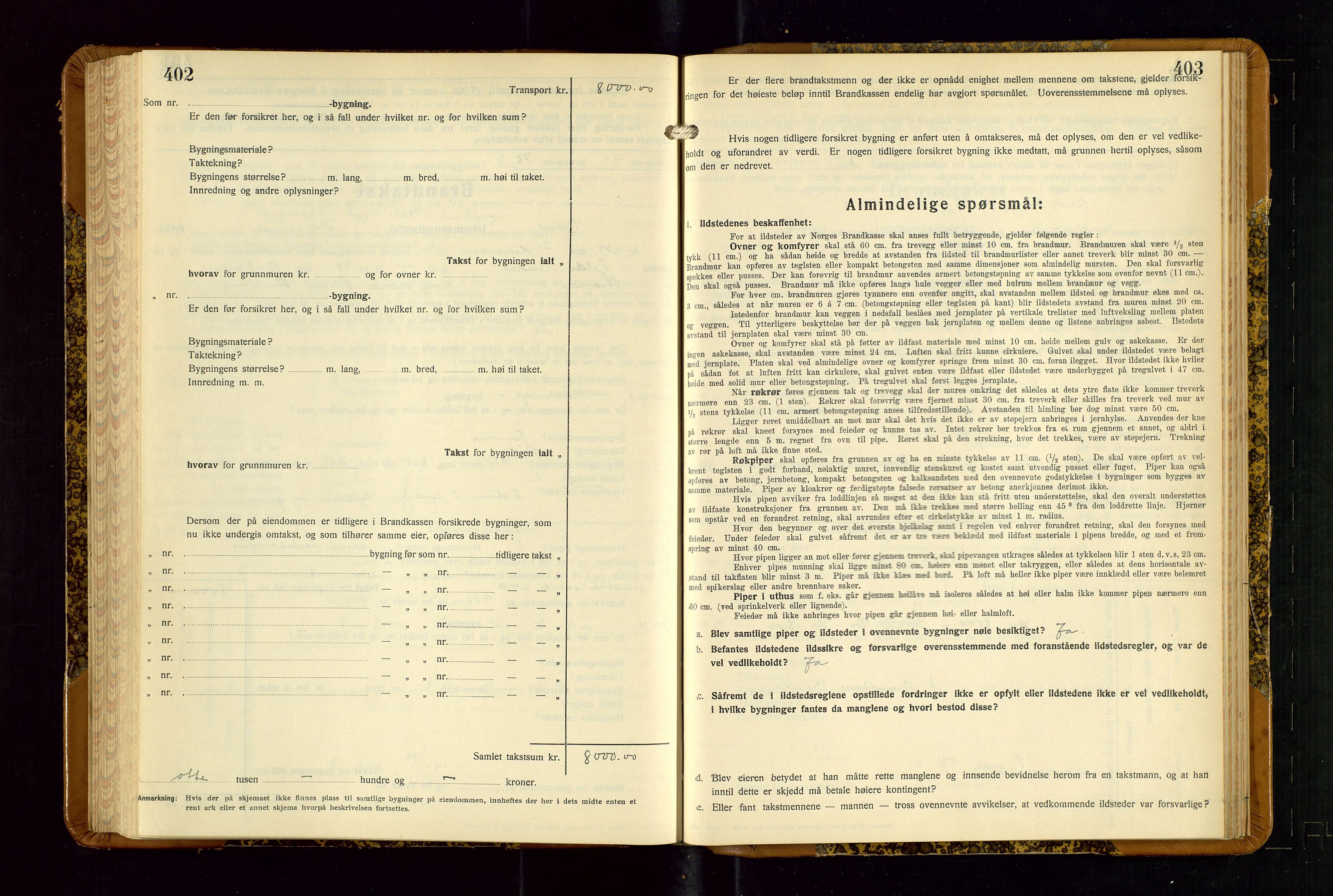 Strand og Forsand lensmannskontor, AV/SAST-A-100451/Gob/L0001: Branntakstprotokoll, 1935-1942, p. 402-403