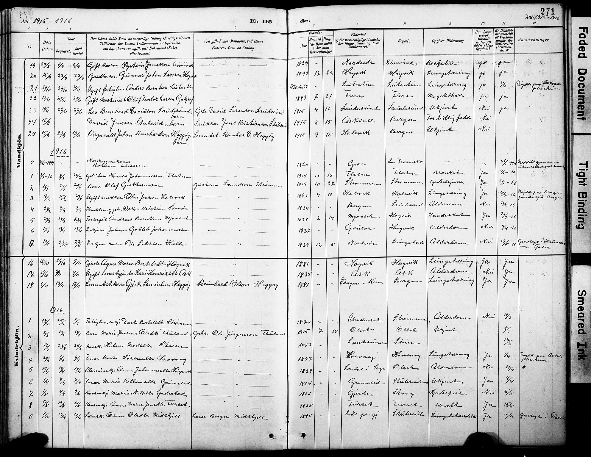 Askvoll sokneprestembete, SAB/A-79501/H/Hab/Haba/L0003: Parish register (copy) no. A 3, 1886-1928, p. 271
