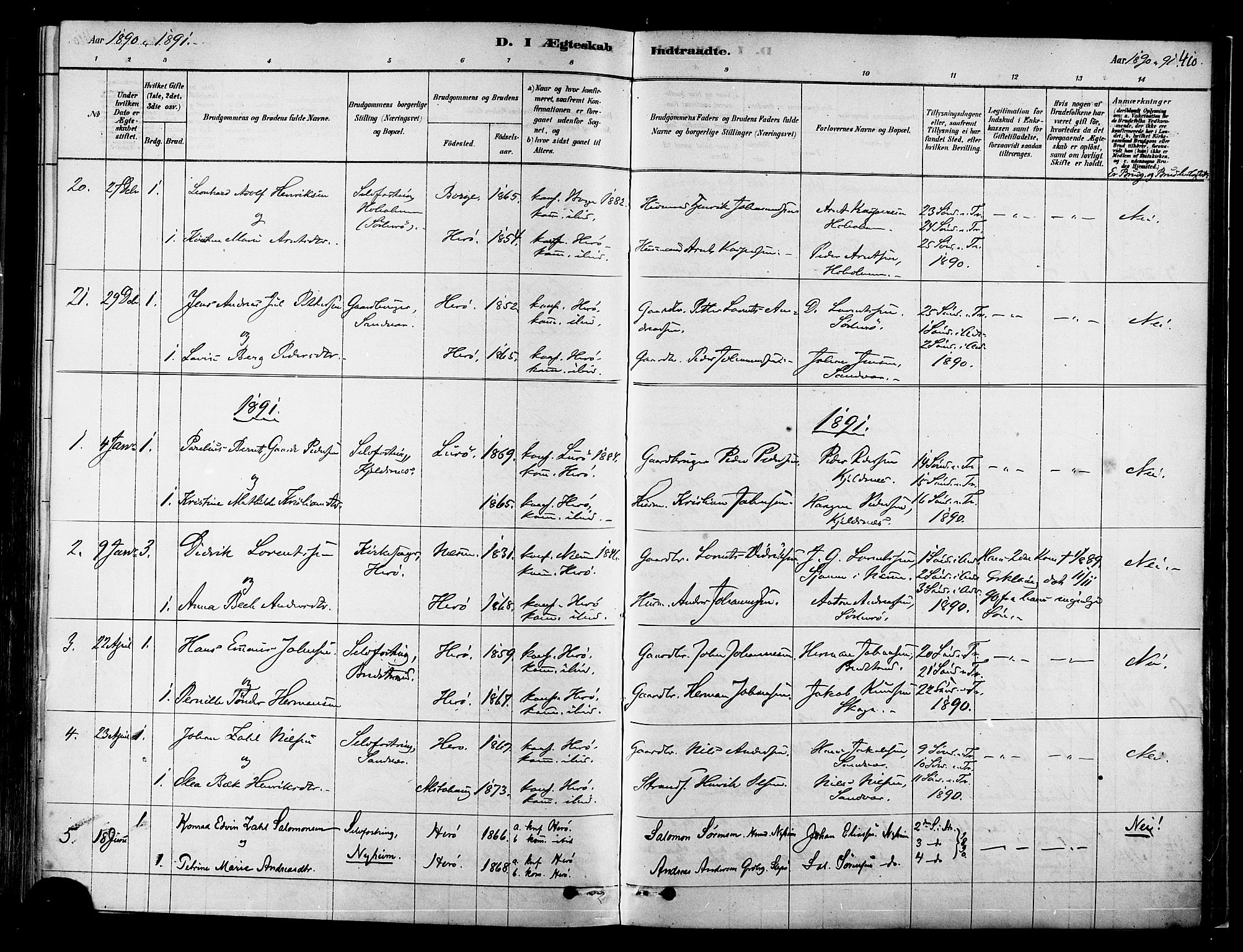 Ministerialprotokoller, klokkerbøker og fødselsregistre - Nordland, AV/SAT-A-1459/834/L0507: Parish register (official) no. 834A05, 1878-1892, p. 410