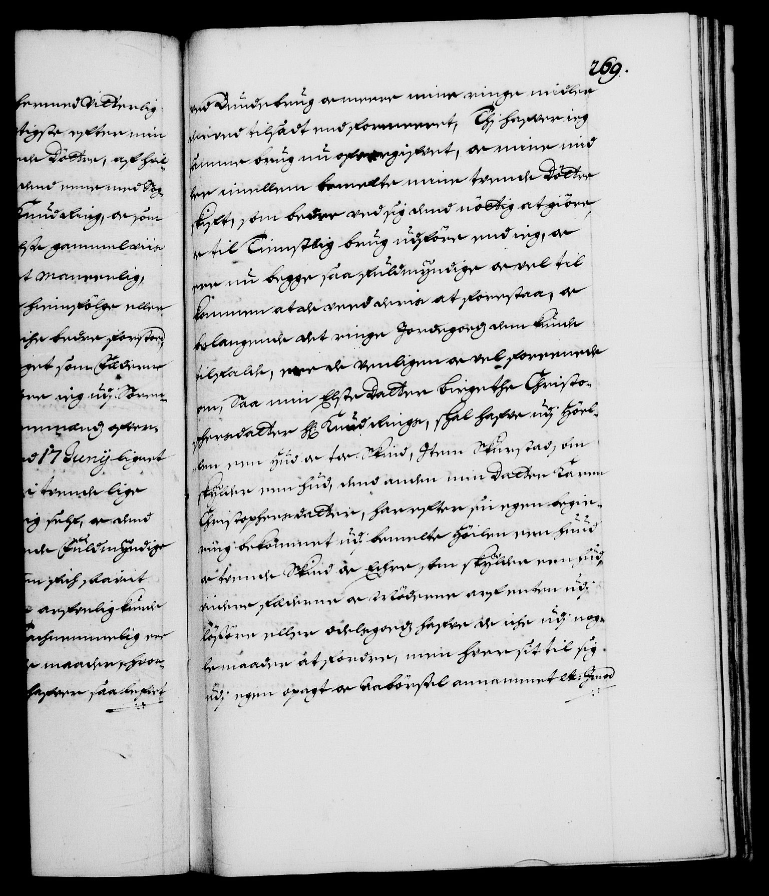 Danske Kanselli 1572-1799, AV/RA-EA-3023/F/Fc/Fca/Fcaa/L0013: Norske registre (mikrofilm), 1681-1684, p. 269a