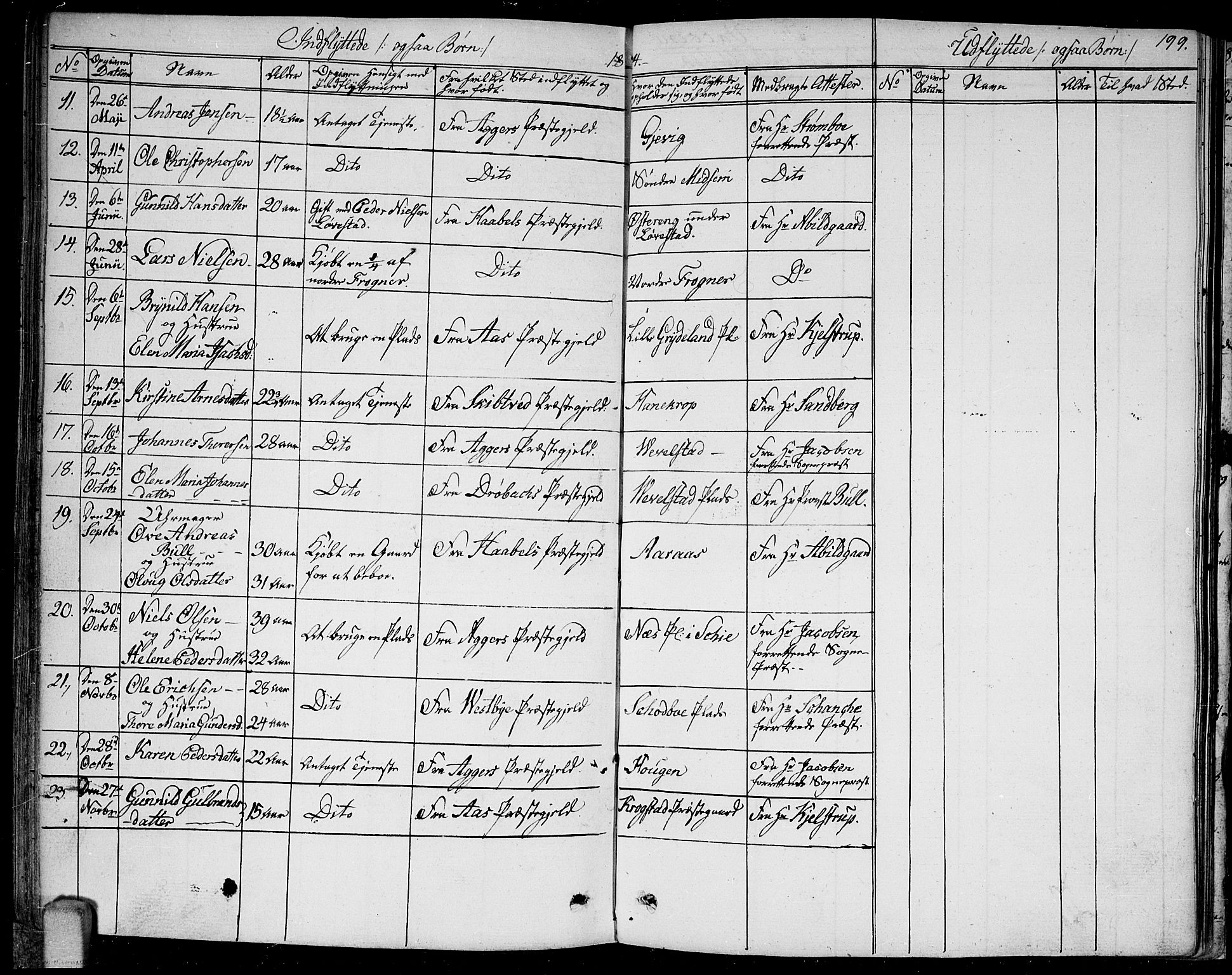 Kråkstad prestekontor Kirkebøker, AV/SAO-A-10125a/F/Fa/L0004: Parish register (official) no. I 4, 1825-1837, p. 199