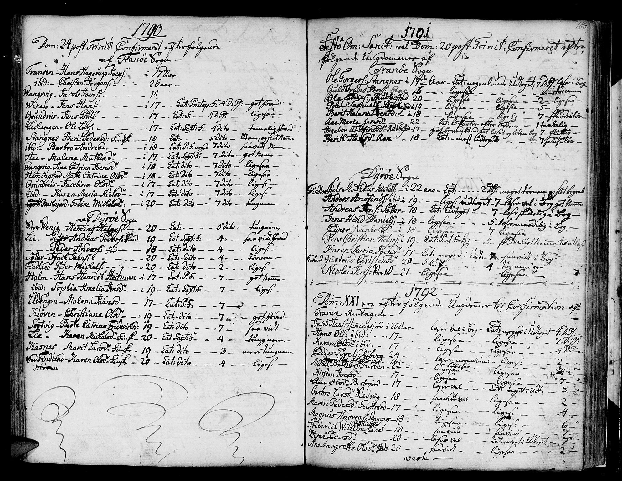 Tranøy sokneprestkontor, SATØ/S-1313/I/Ia/Iaa/L0002kirke: Parish register (official) no. 2, 1773-1806, p. 186