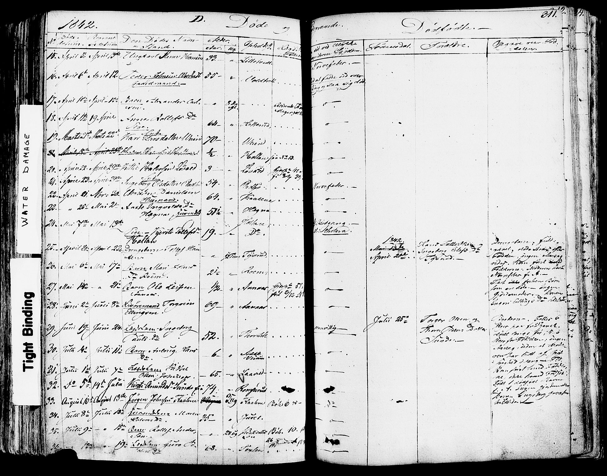 Sauherad kirkebøker, AV/SAKO-A-298/F/Fa/L0006: Parish register (official) no. I 6, 1827-1850, p. 311