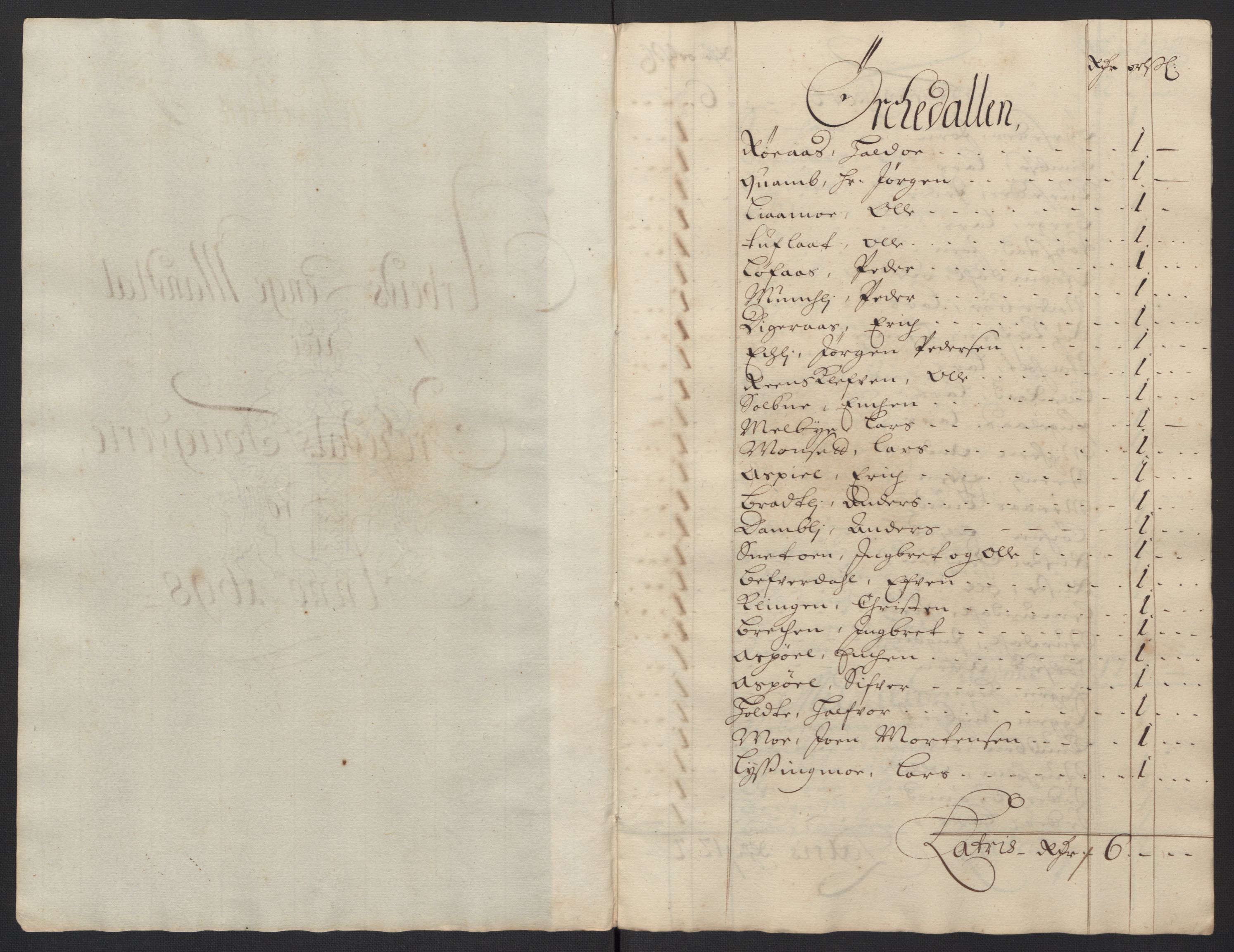 Rentekammeret inntil 1814, Reviderte regnskaper, Fogderegnskap, RA/EA-4092/R60/L3948: Fogderegnskap Orkdal og Gauldal, 1698, p. 178