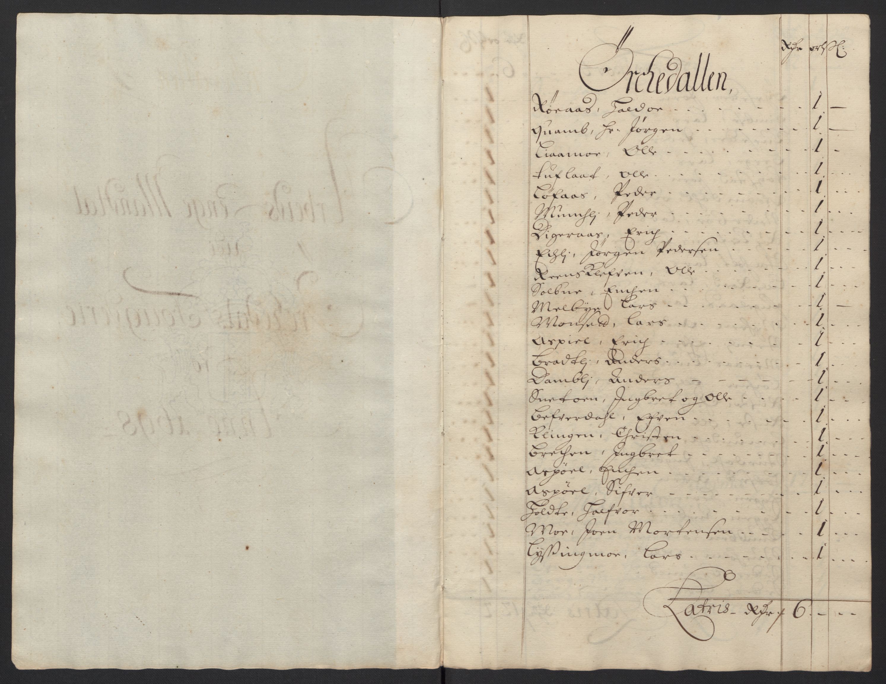 Rentekammeret inntil 1814, Reviderte regnskaper, Fogderegnskap, AV/RA-EA-4092/R60/L3948: Fogderegnskap Orkdal og Gauldal, 1698, p. 178