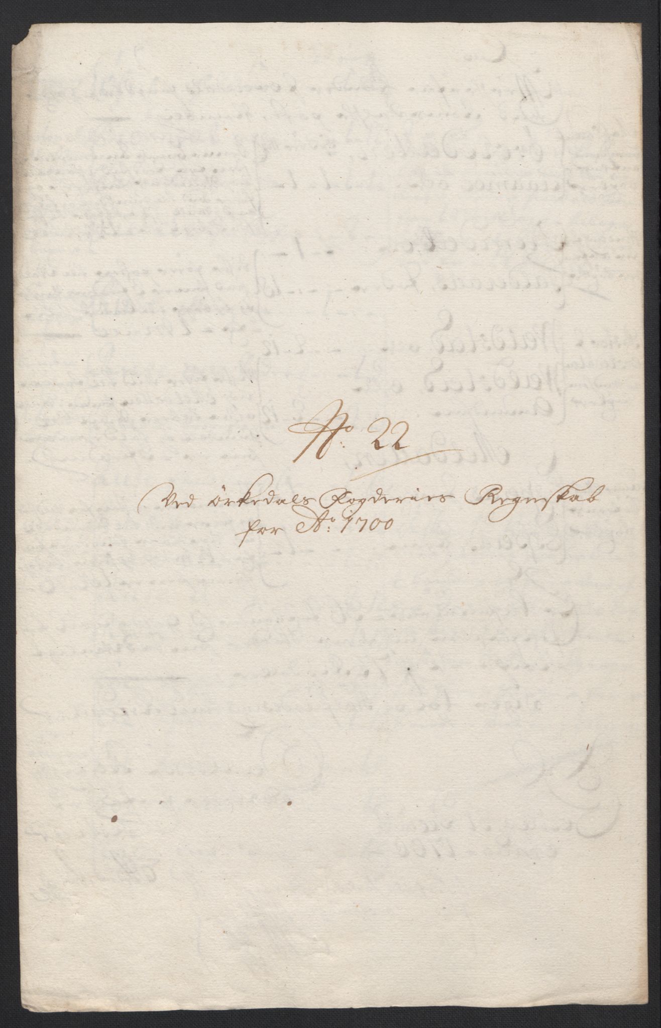 Rentekammeret inntil 1814, Reviderte regnskaper, Fogderegnskap, RA/EA-4092/R60/L3950: Fogderegnskap Orkdal og Gauldal, 1700, p. 205