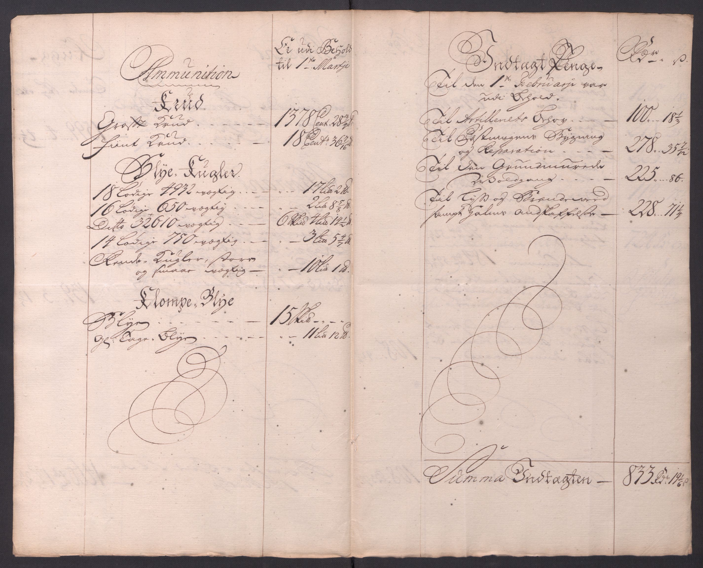 Kommanderende general (KG I) med Det norske krigsdirektorium, AV/RA-EA-5419/D/L0154: Fredriksten festning: Brev, inventarfortegnelser og regnskapsekstrakter, 1730-1739, p. 530