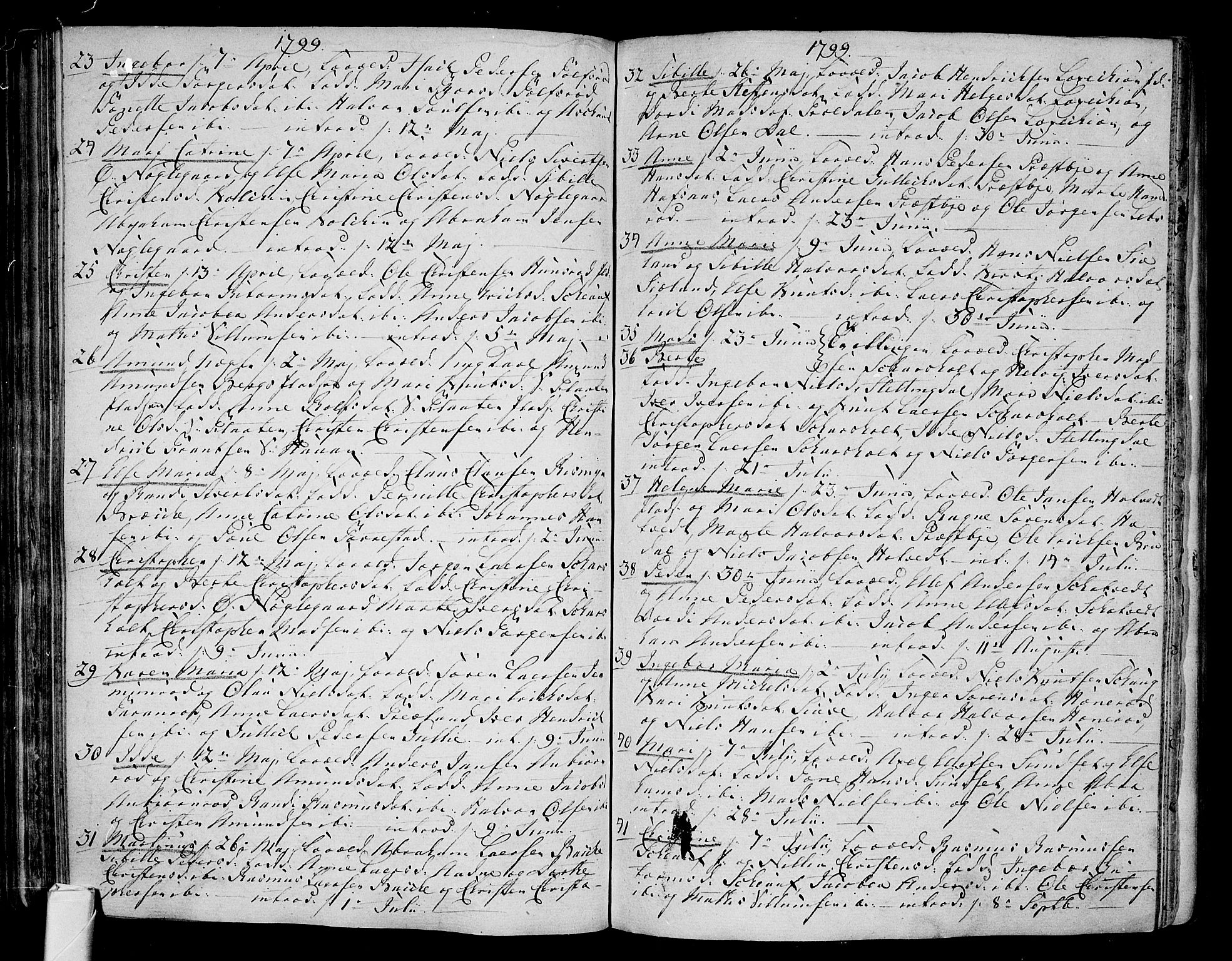 Andebu kirkebøker, AV/SAKO-A-336/F/Fa/L0002: Parish register (official) no. 2, 1733-1802