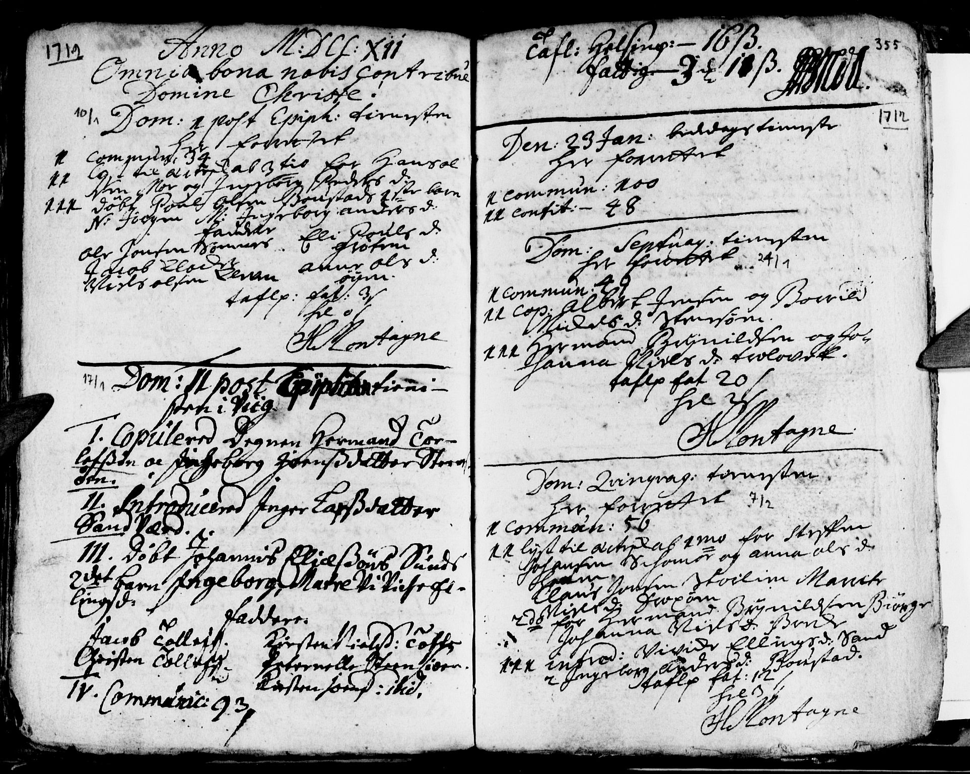 Ministerialprotokoller, klokkerbøker og fødselsregistre - Nordland, SAT/A-1459/812/L0172: Parish register (official) no. 812A01, 1677-1718, p. 355