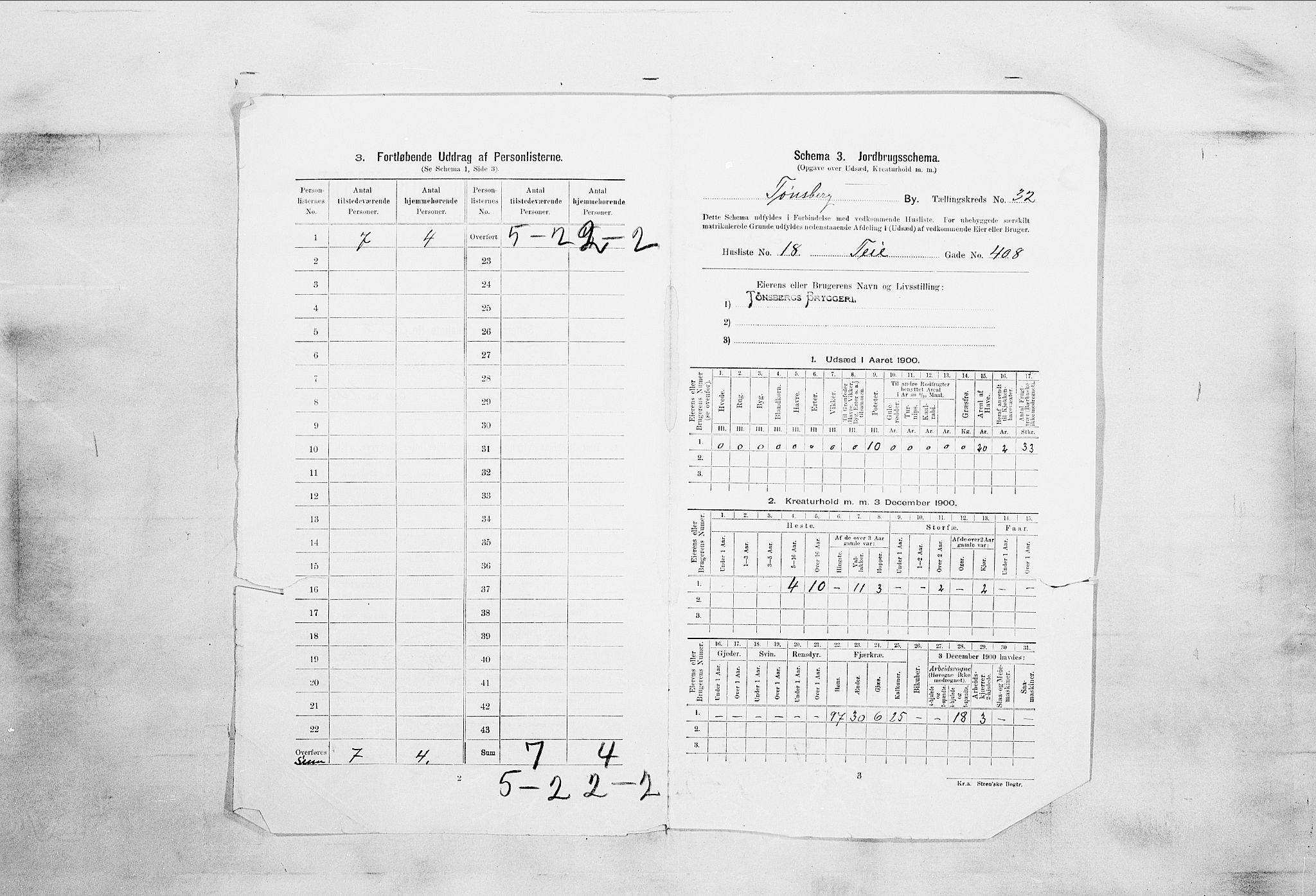 RA, 1900 census for Tønsberg, 1900, p. 4891