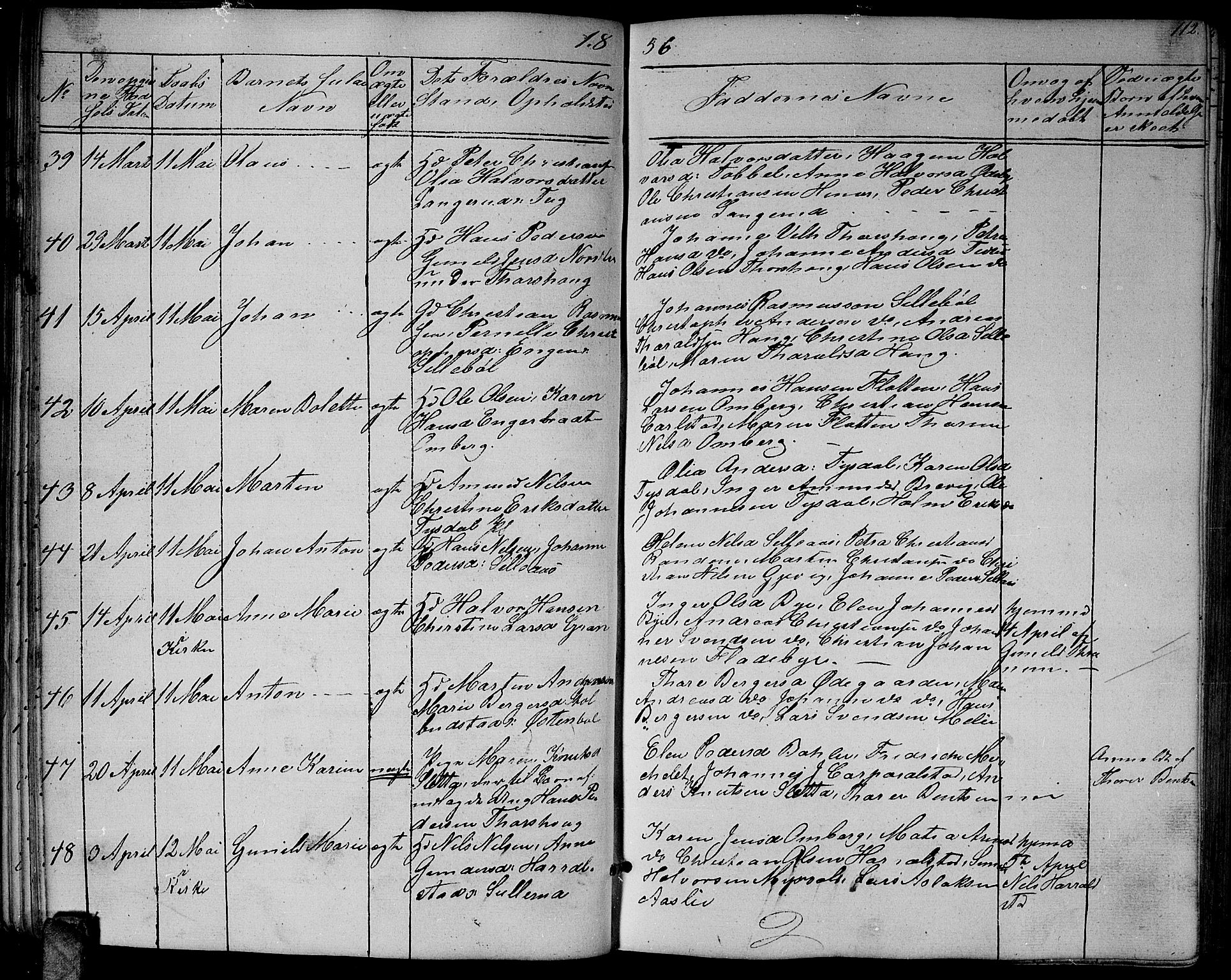 Enebakk prestekontor Kirkebøker, AV/SAO-A-10171c/G/Ga/L0004: Parish register (copy) no. I 4, 1850-1866, p. 112