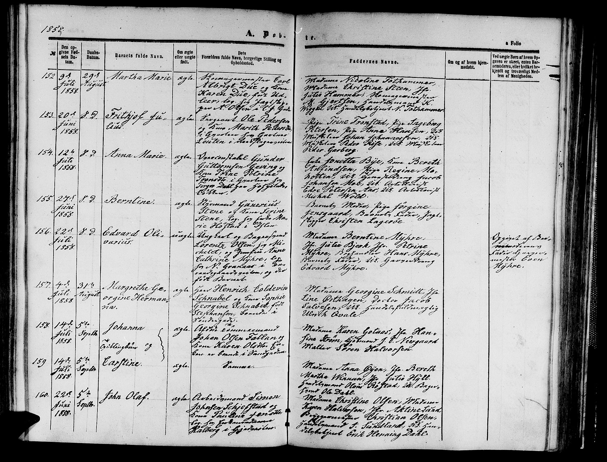 Ministerialprotokoller, klokkerbøker og fødselsregistre - Sør-Trøndelag, SAT/A-1456/602/L0138: Parish register (copy) no. 602C06, 1853-1858, p. 150i