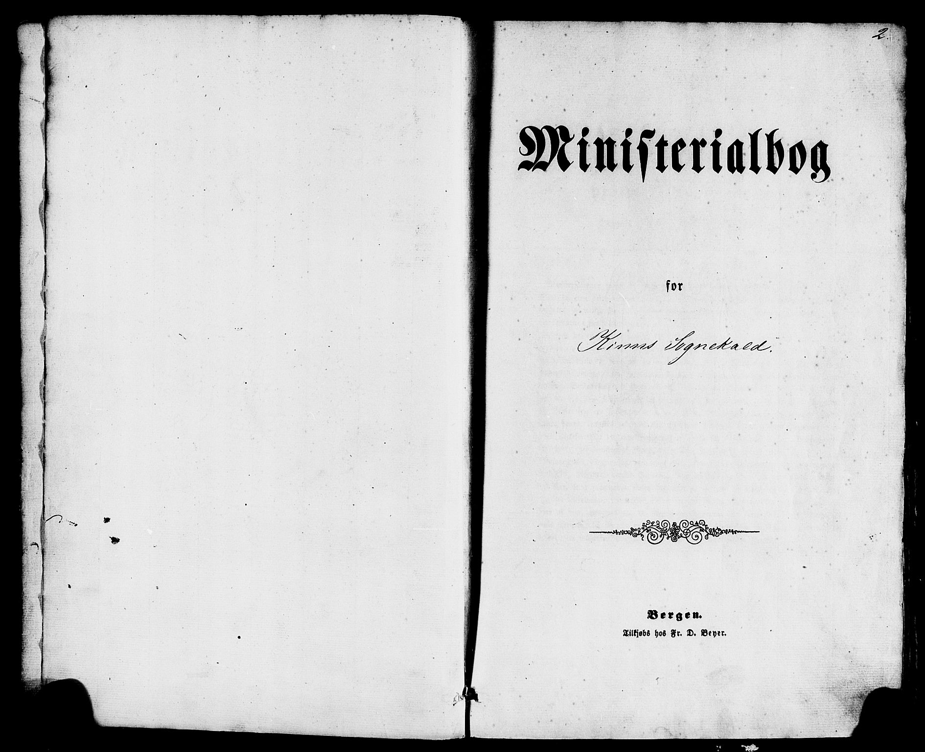 Kinn sokneprestembete, SAB/A-80801/H/Haa/Haaa/L0006: Parish register (official) no. A 6, 1857-1885, p. 2