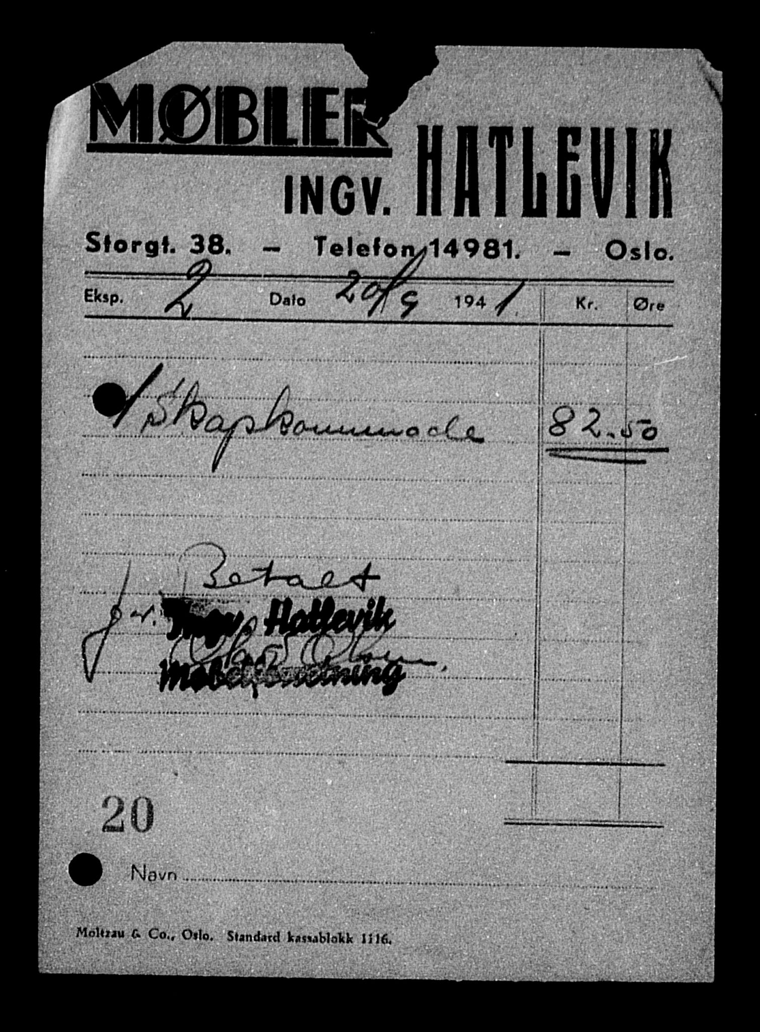 Justisdepartementet, Tilbakeføringskontoret for inndratte formuer, AV/RA-S-1564/H/Hc/Hcc/L0951: --, 1945-1947, p. 329