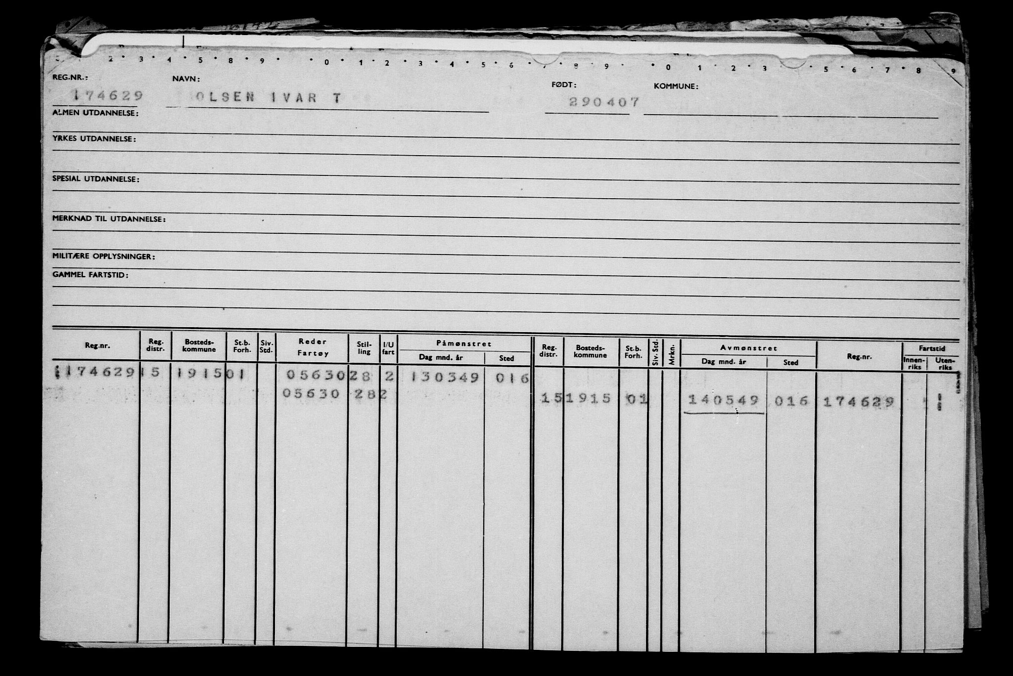 Direktoratet for sjømenn, RA/S-3545/G/Gb/L0070: Hovedkort, 1907, p. 759