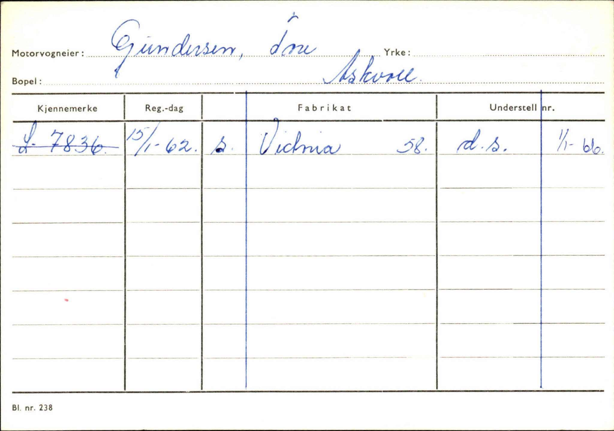 Statens vegvesen, Sogn og Fjordane vegkontor, AV/SAB-A-5301/4/F/L0132: Eigarregister Askvoll A-Å. Balestrand A-Å, 1945-1975, p. 463