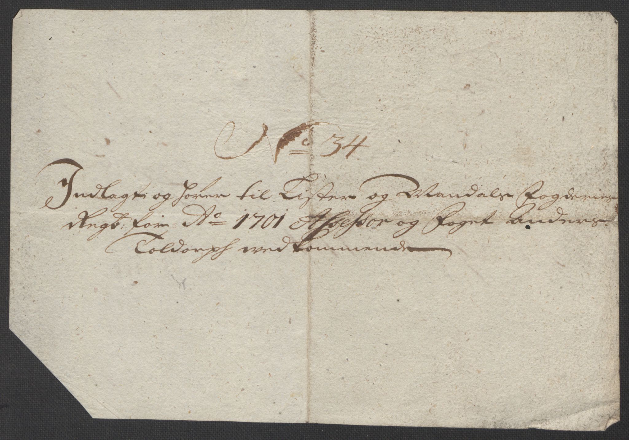 Rentekammeret inntil 1814, Reviderte regnskaper, Fogderegnskap, AV/RA-EA-4092/R43/L2549: Fogderegnskap Lista og Mandal, 1701-1702, p. 210