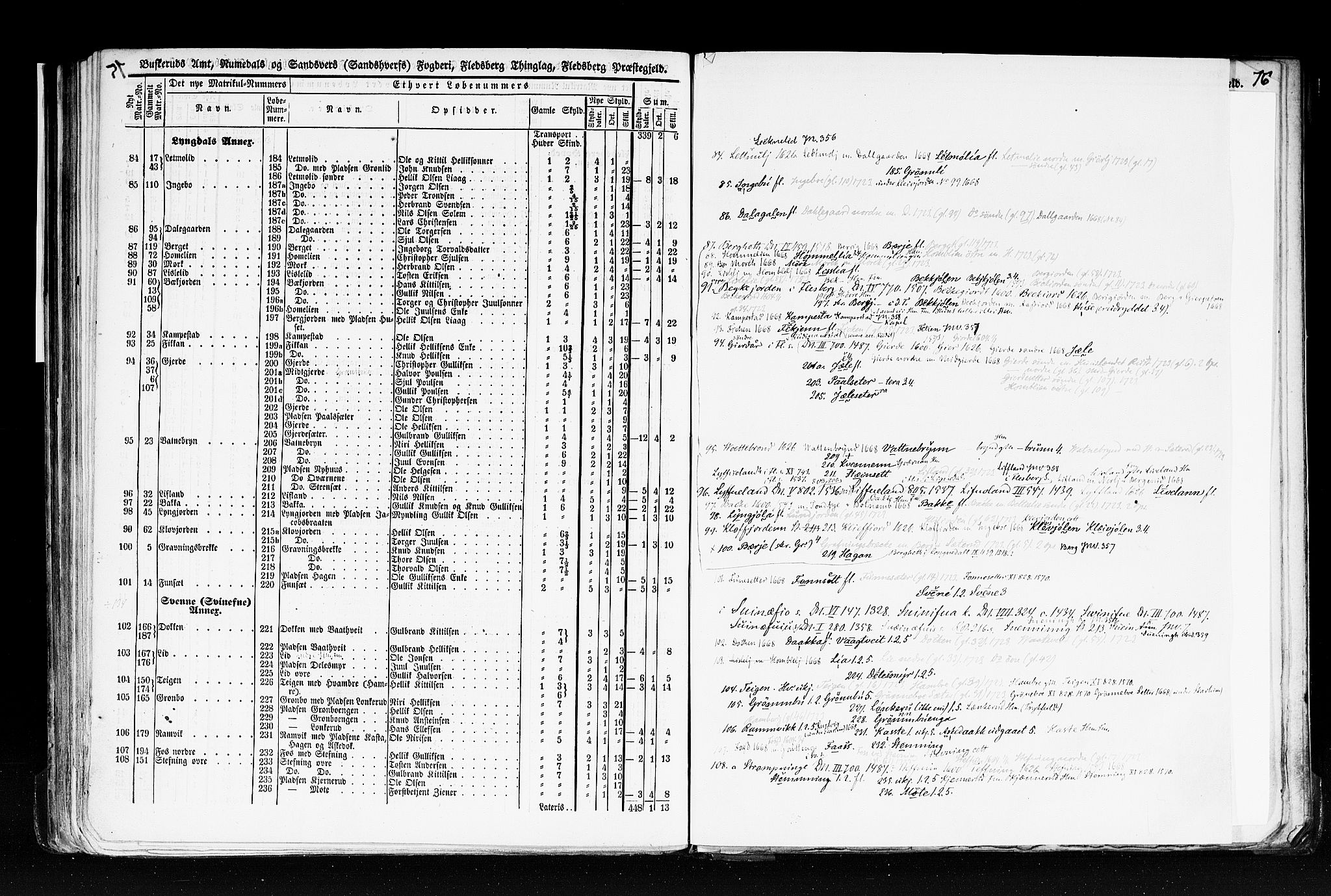 Rygh, AV/RA-PA-0034/F/Fb/L0005: Matrikkelen for 1838 - Buskerud amt (Buskerud fylke), 1838, p. 75b