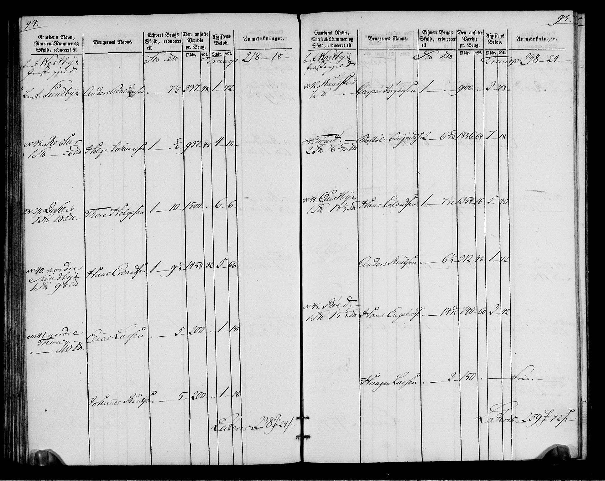 Rentekammeret inntil 1814, Realistisk ordnet avdeling, AV/RA-EA-4070/N/Ne/Nea/L0015: Follo fogderi. Oppebørselsregister, 1803-1804, p. 51