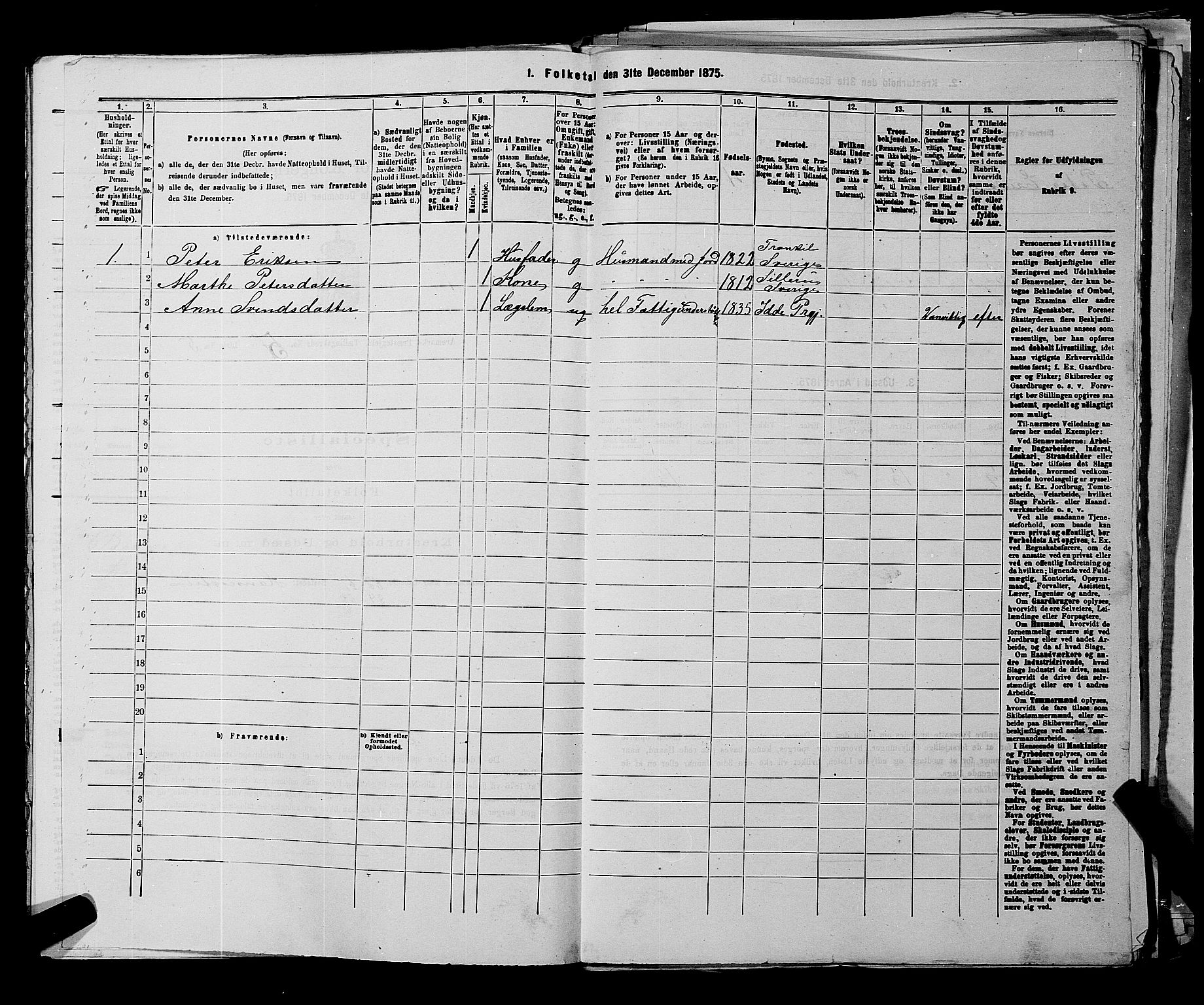 RA, 1875 census for 0118P Aremark, 1875, p. 655