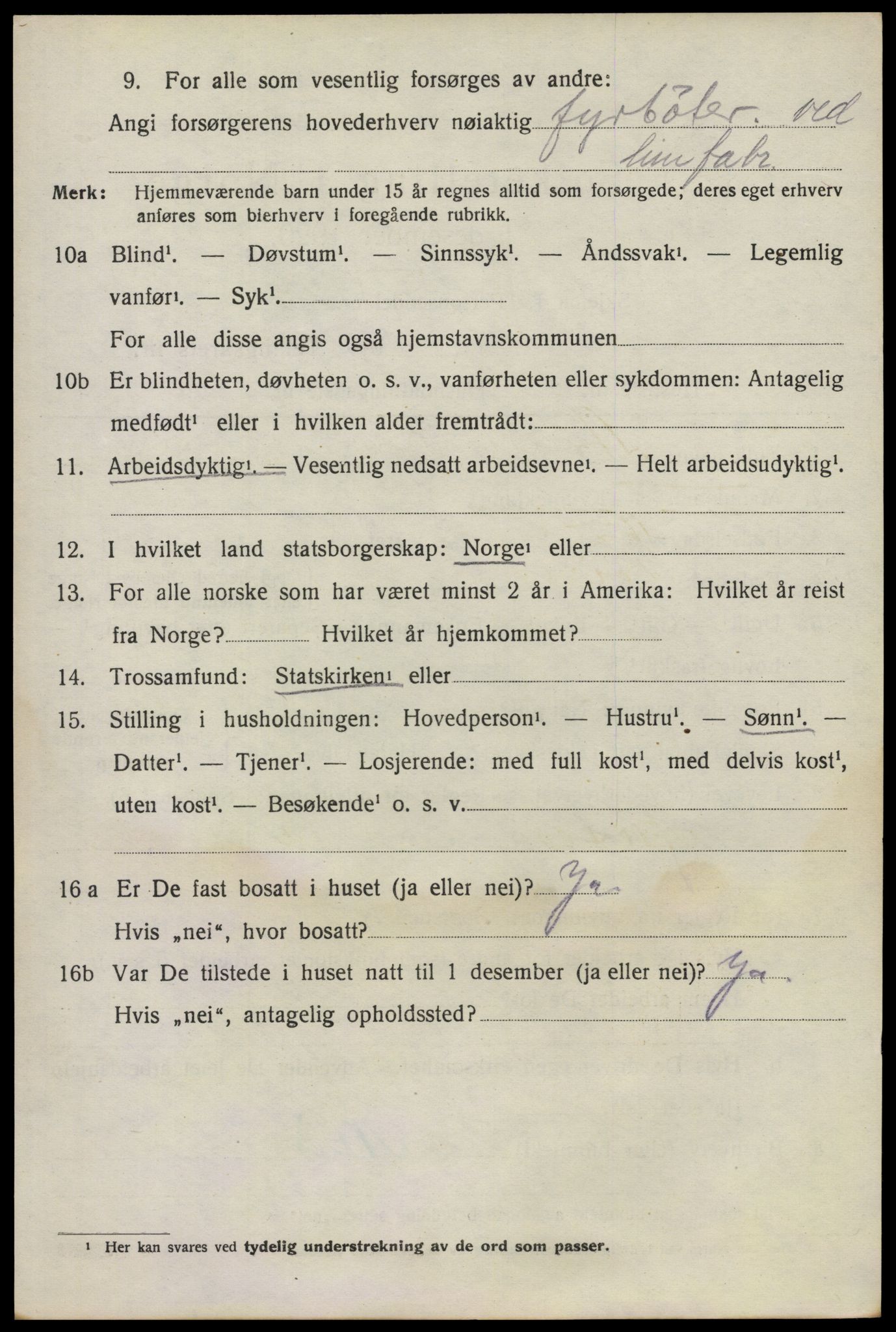 SAO, 1920 census for Lørenskog, 1920, p. 3436