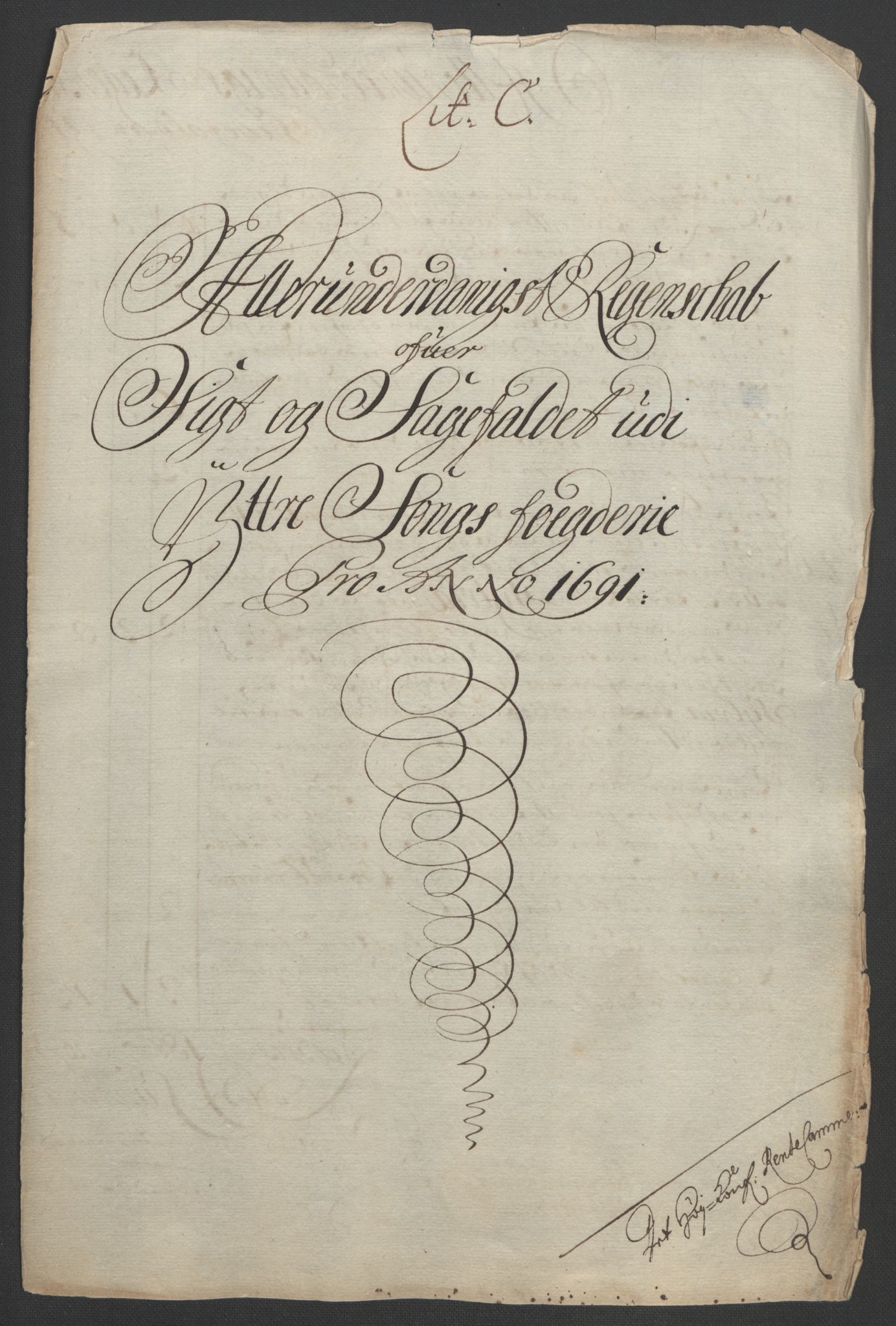 Rentekammeret inntil 1814, Reviderte regnskaper, Fogderegnskap, RA/EA-4092/R52/L3306: Fogderegnskap Sogn, 1691-1692, p. 92