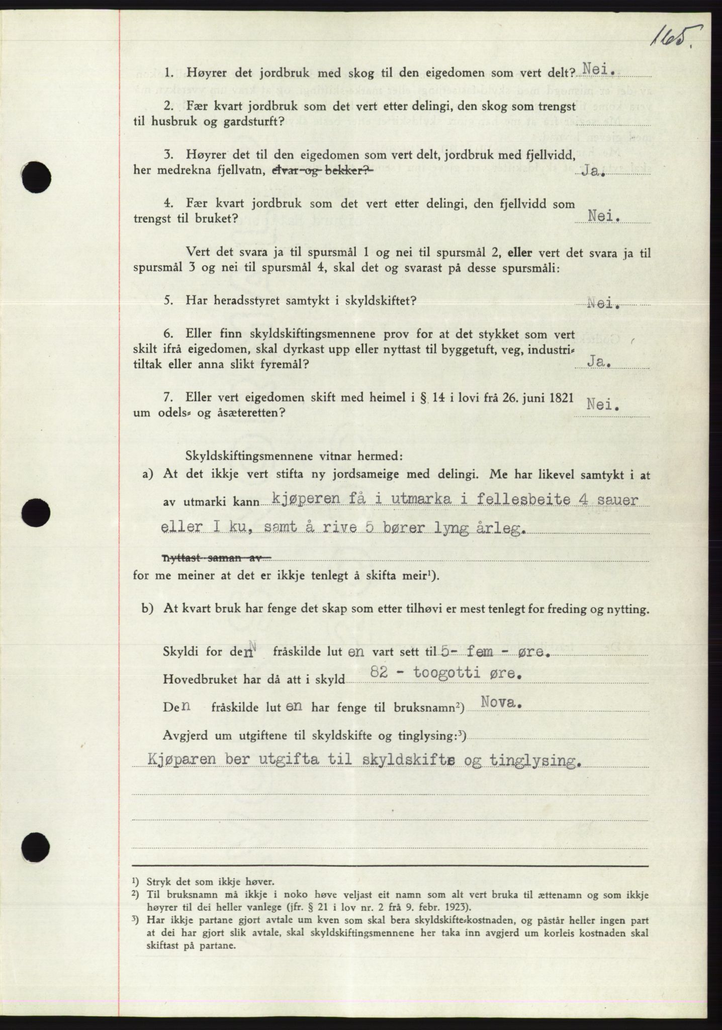 Søre Sunnmøre sorenskriveri, AV/SAT-A-4122/1/2/2C/L0071: Mortgage book no. 65, 1941-1941, Diary no: : 437/1941