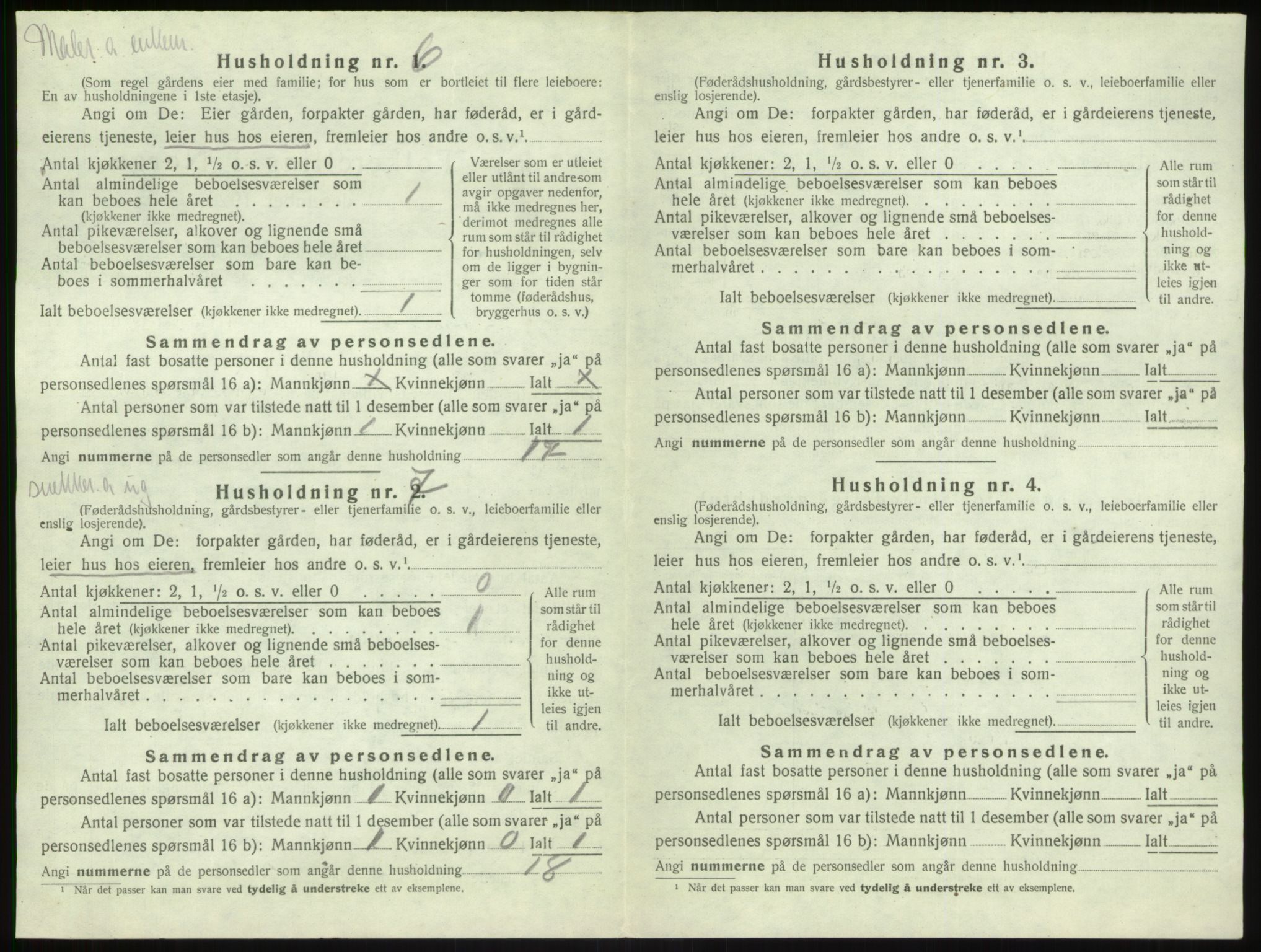 SAB, 1920 census for Kyrkjebø, 1920, p. 685