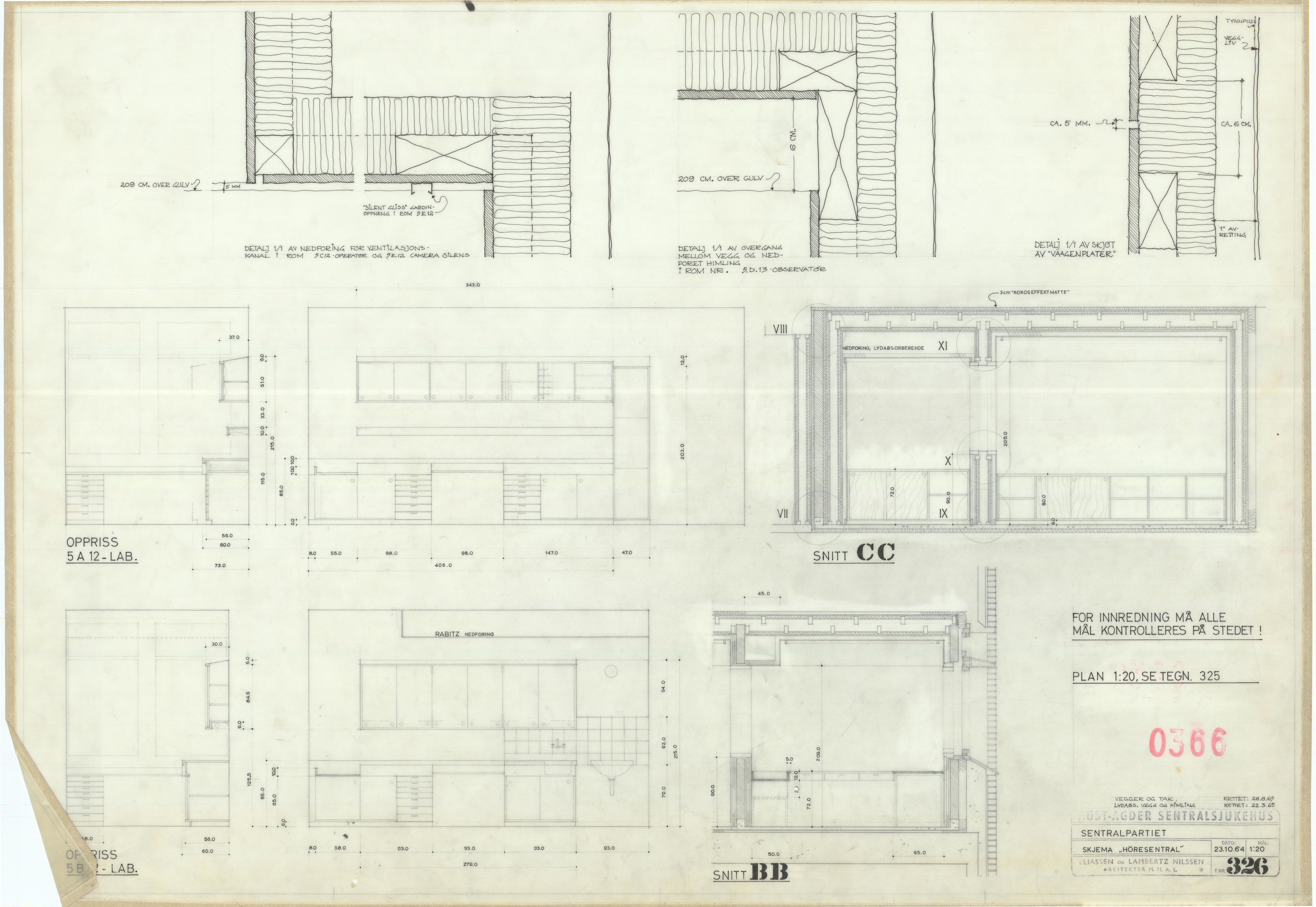 Eliassen og Lambertz-Nilssen Arkitekter, AAKS/PA-2983/T/T01/L0006: Tegningskogger 0366, 1960-1966, p. 26