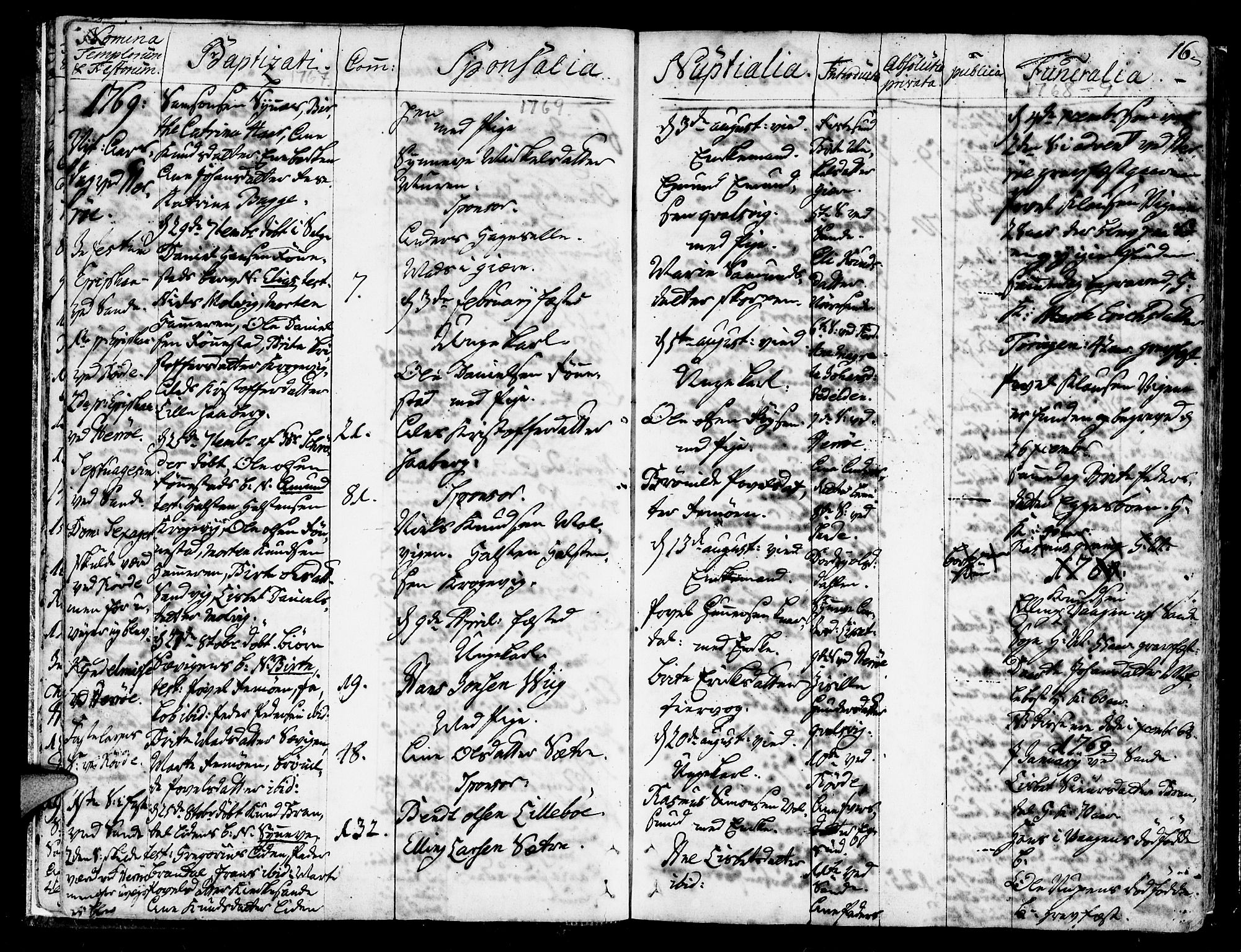 Ministerialprotokoller, klokkerbøker og fødselsregistre - Møre og Romsdal, AV/SAT-A-1454/507/L0067: Parish register (official) no. 507A02, 1767-1788, p. 16