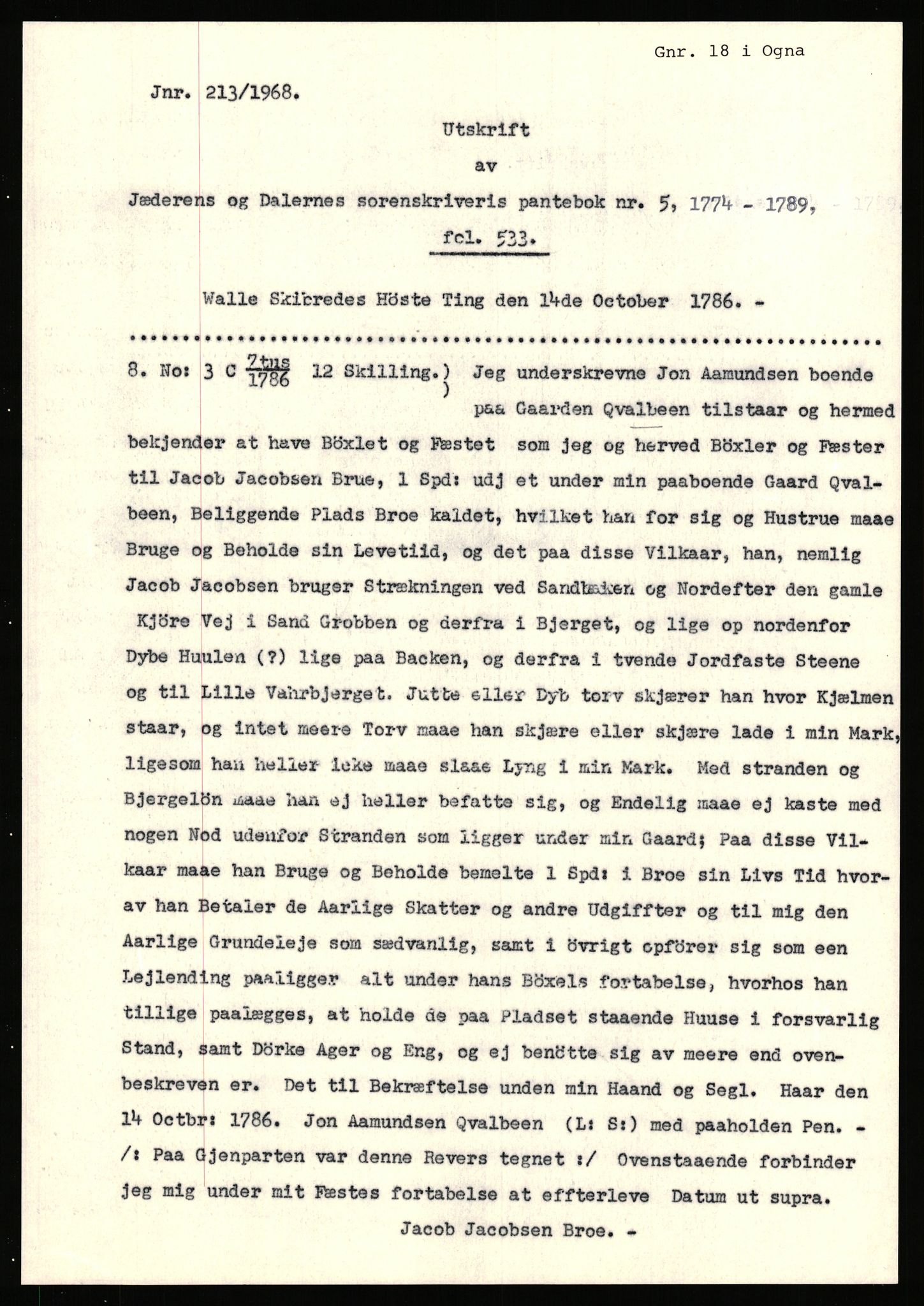 Statsarkivet i Stavanger, AV/SAST-A-101971/03/Y/Yj/L0012: Avskrifter sortert etter gårdsnavn: Bru - Bækkeheien, 1750-1930, p. 145