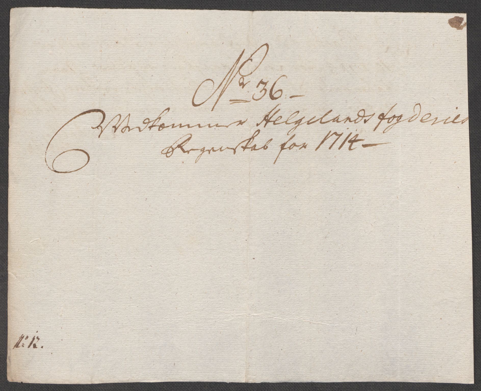 Rentekammeret inntil 1814, Reviderte regnskaper, Fogderegnskap, RA/EA-4092/R65/L4513: Fogderegnskap Helgeland, 1714-1715, p. 201