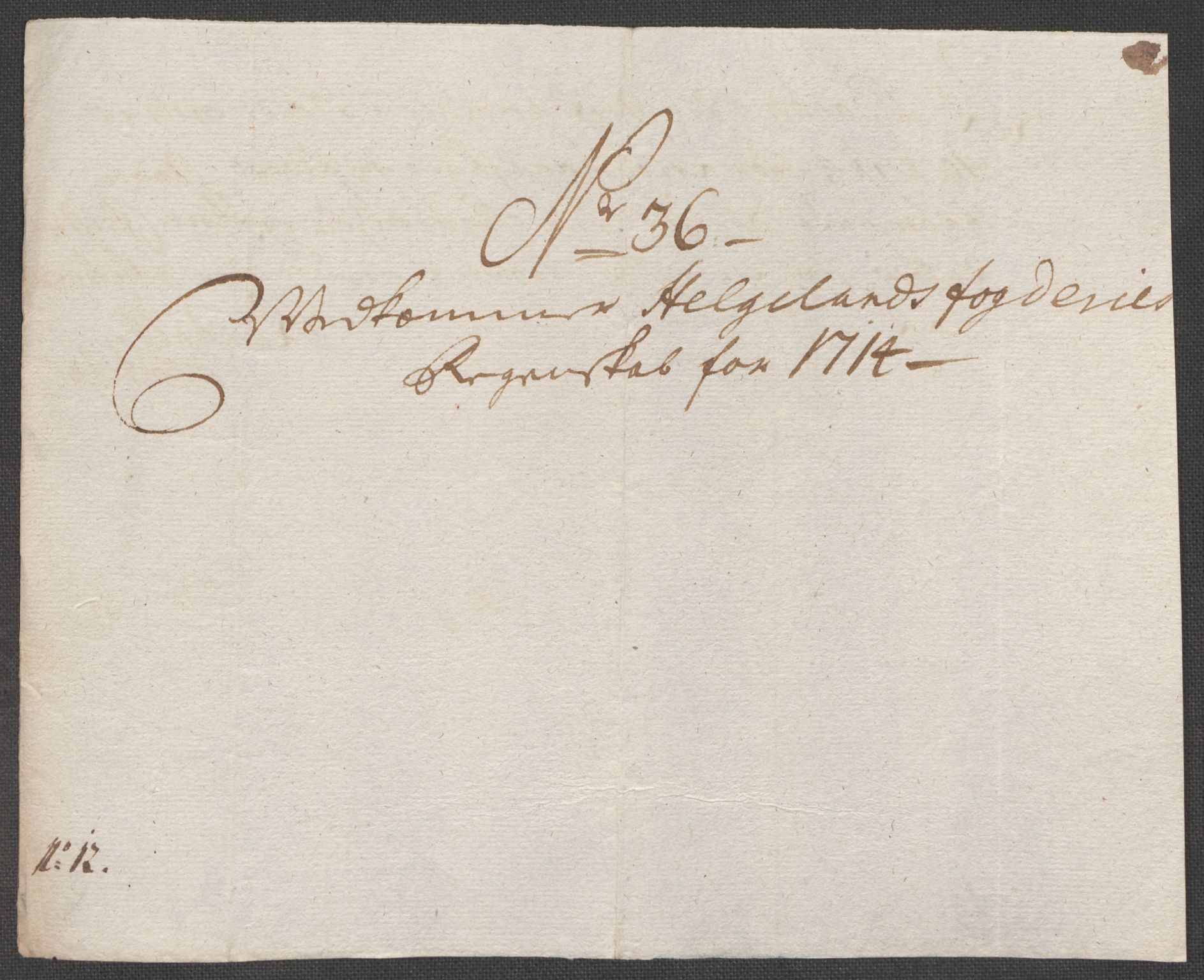 Rentekammeret inntil 1814, Reviderte regnskaper, Fogderegnskap, AV/RA-EA-4092/R65/L4513: Fogderegnskap Helgeland, 1714-1715, p. 201