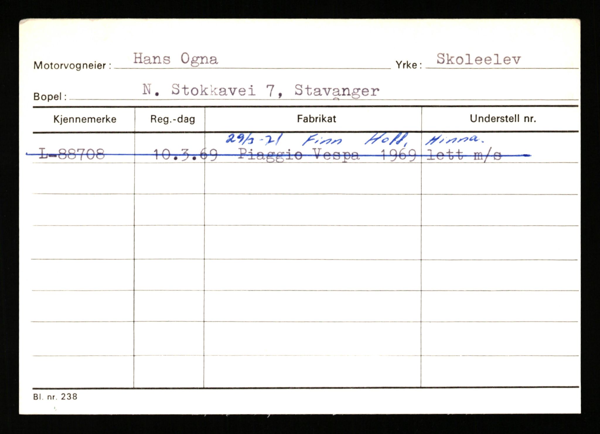 Stavanger trafikkstasjon, SAST/A-101942/0/H/L0028: Næsheim - Omastrand, 1930-1971, p. 1017