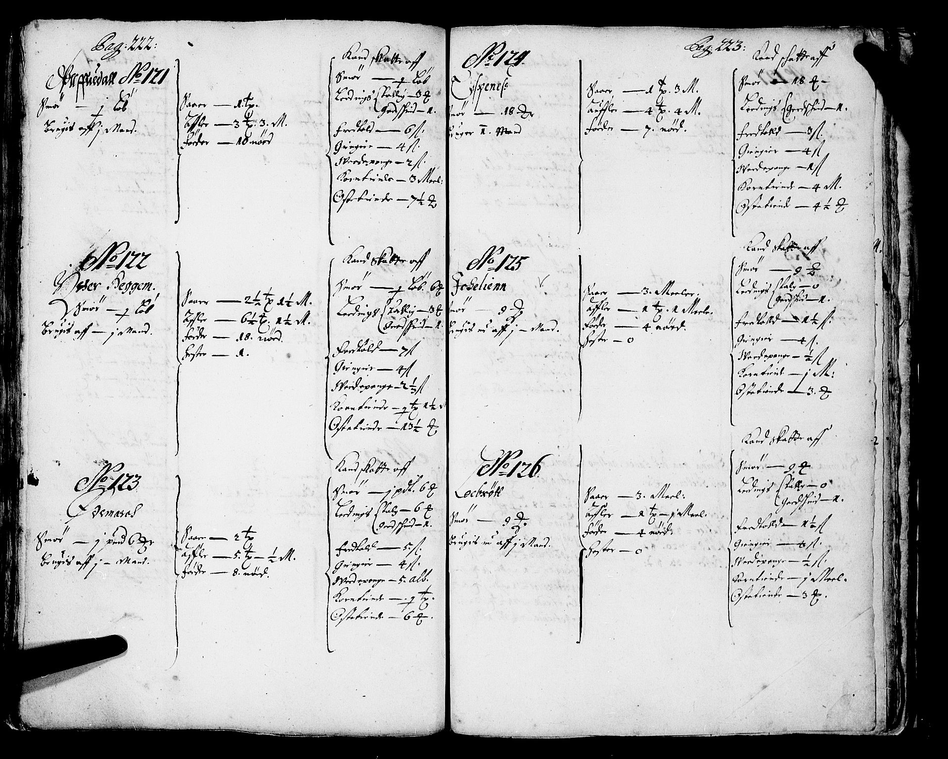 Rentekammeret inntil 1814, Realistisk ordnet avdeling, AV/RA-EA-4070/N/Nb/Nba/L0043: Sunnfjord fogderi, 1667, p. 222-223