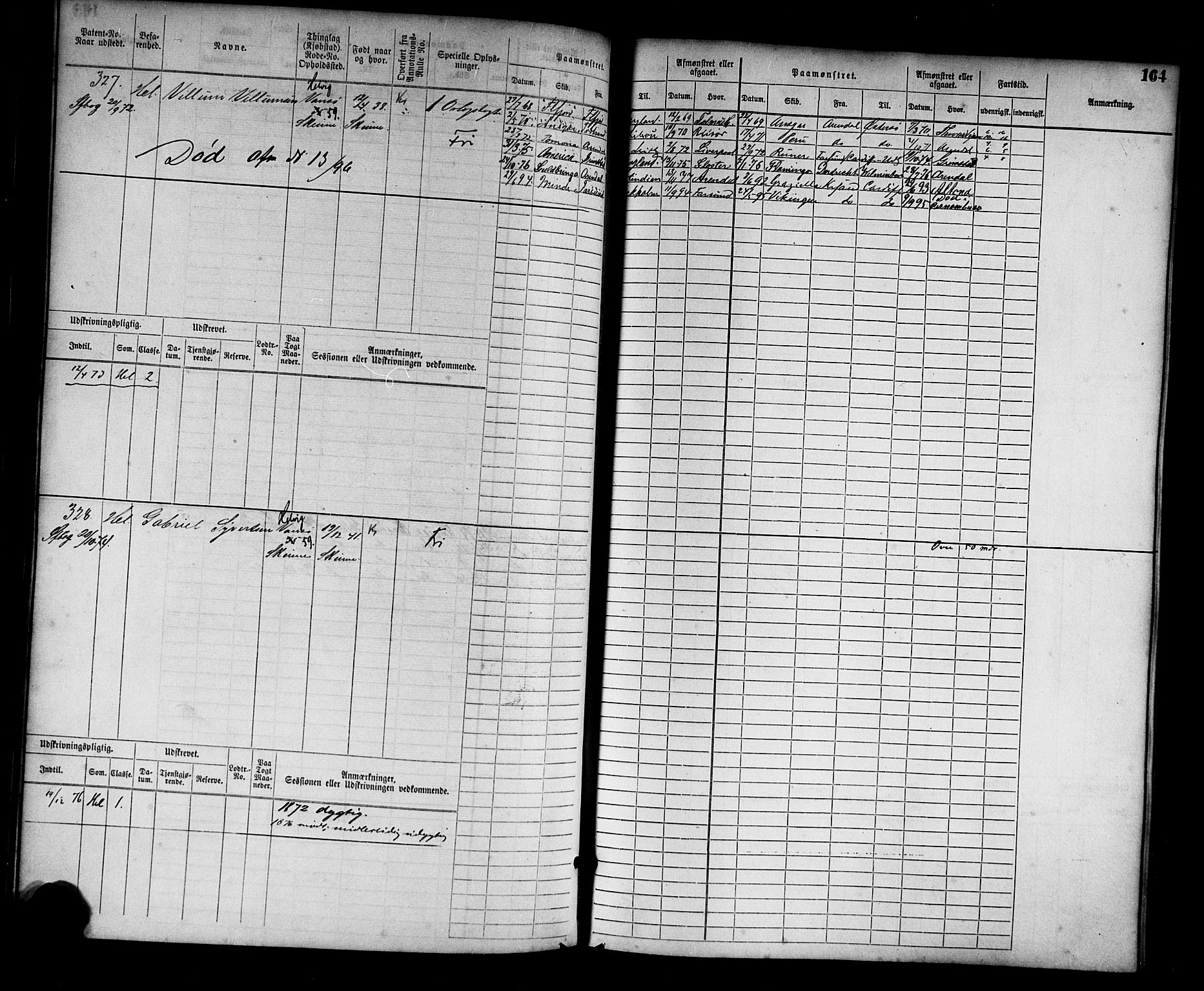 Farsund mønstringskrets, AV/SAK-2031-0017/F/Fb/L0001: Hovedrulle nr 1-758, M-4, 1868-1900, p. 176