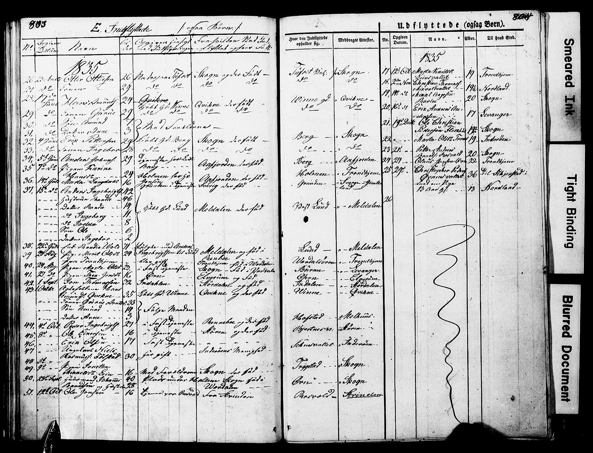Ministerialprotokoller, klokkerbøker og fødselsregistre - Nord-Trøndelag, SAT/A-1458/723/L0243: Parish register (official) no. 723A12, 1822-1851, p. 803-804
