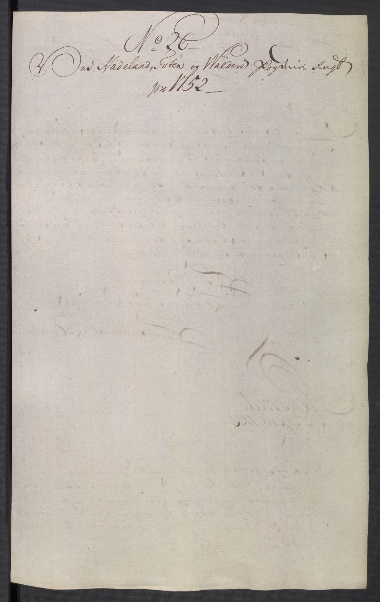 Rentekammeret inntil 1814, Reviderte regnskaper, Fogderegnskap, RA/EA-4092/R18/L1349: Fogderegnskap Hadeland, Toten og Valdres, 1752-1753, p. 121