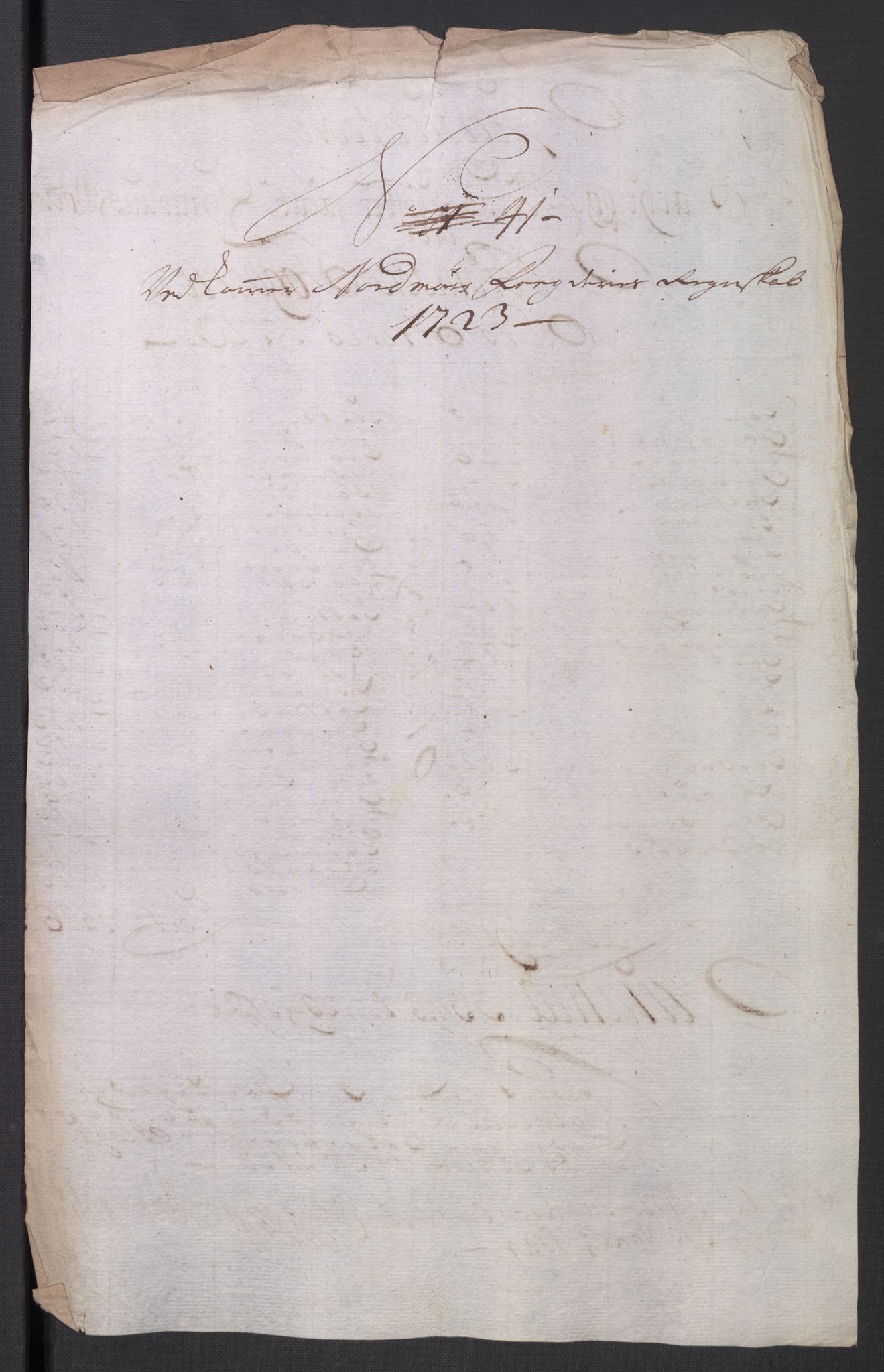 Rentekammeret inntil 1814, Reviderte regnskaper, Fogderegnskap, RA/EA-4092/R56/L3756: Fogderegnskap Nordmøre, 1723, p. 271