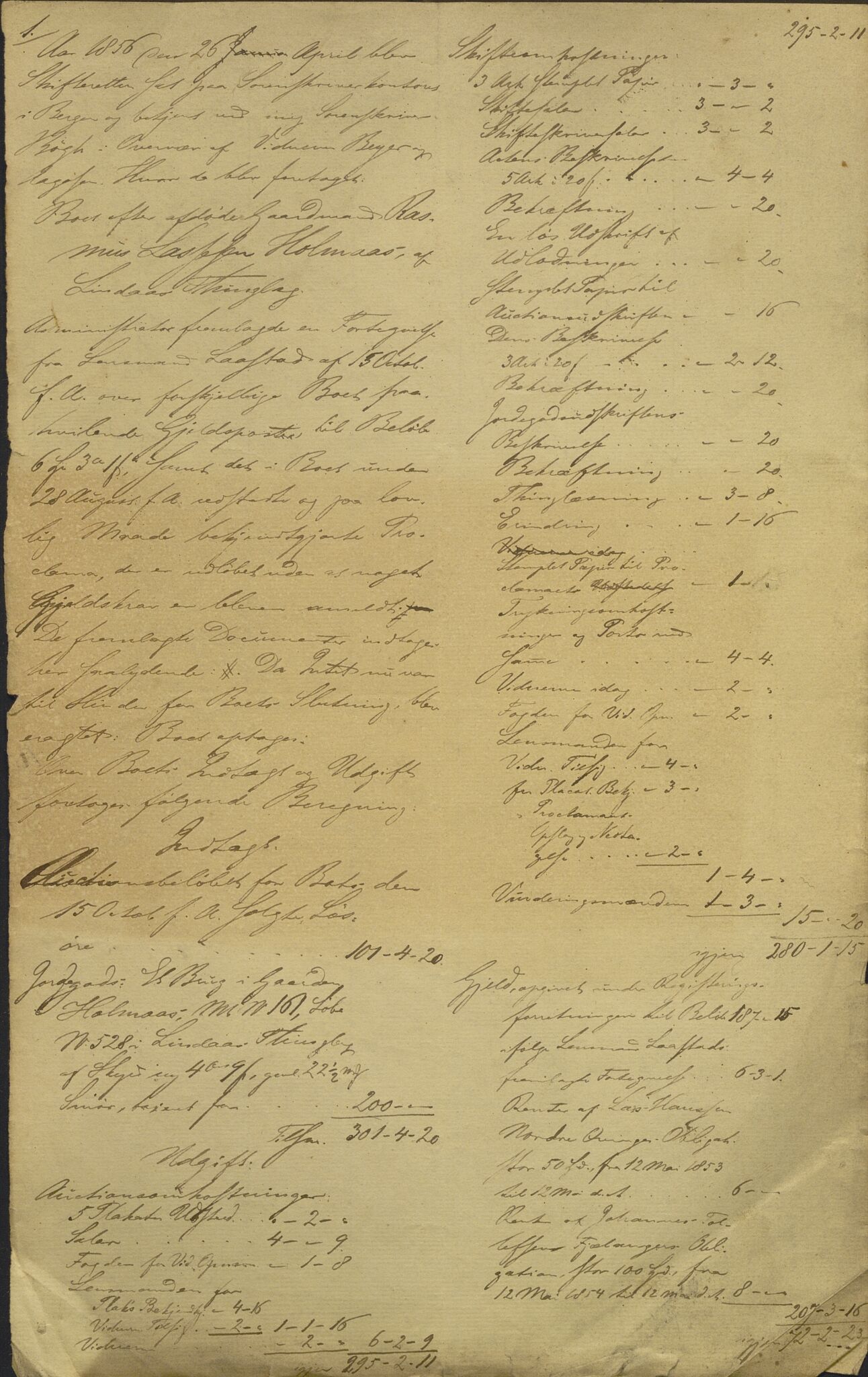 Nordhordland sorenskrivar, AV/SAB-A-2901/1/H/Hd/Hdb/L0003: Konsept til utlodningar, 1855-1860, p. 194