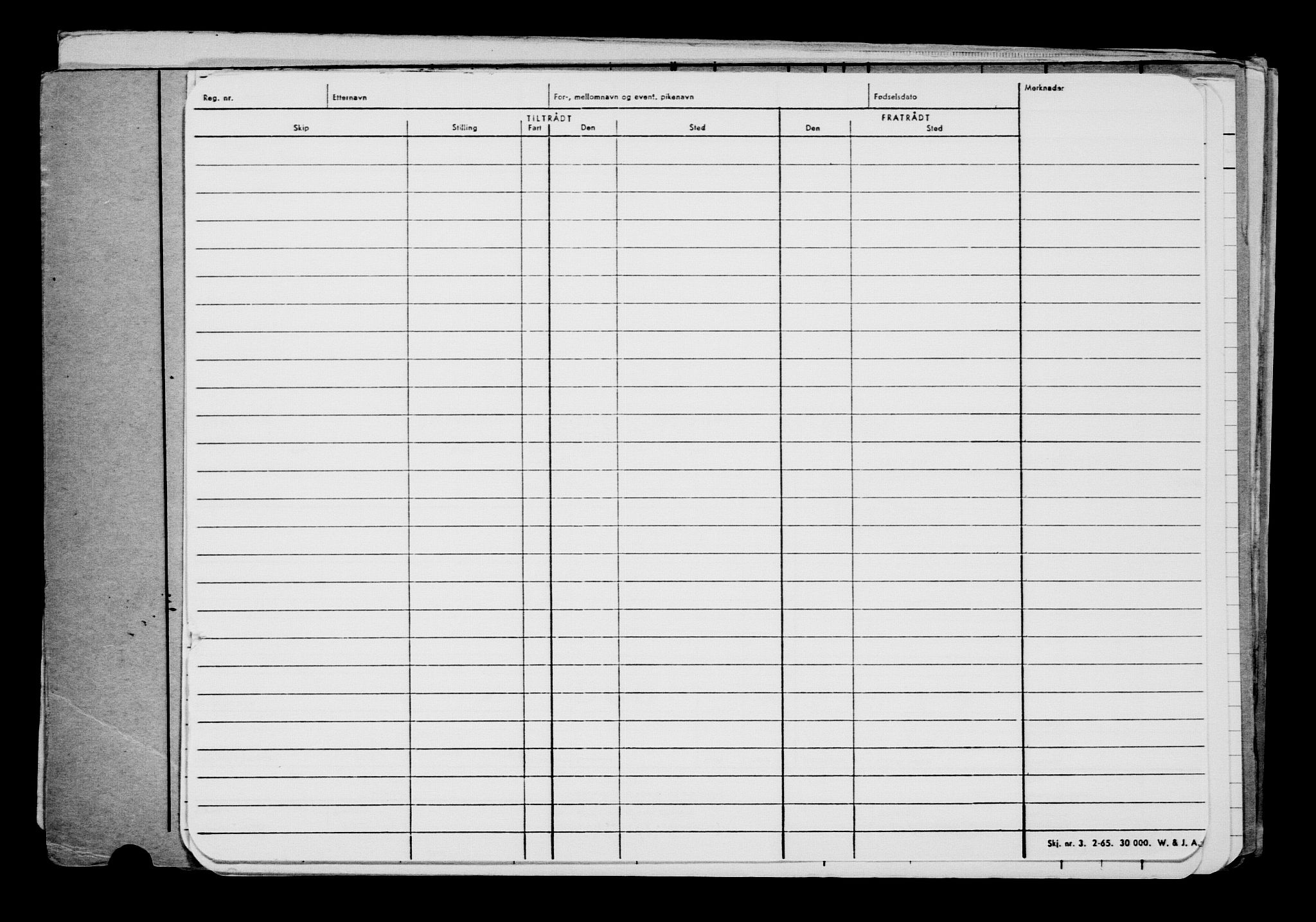 Direktoratet for sjømenn, AV/RA-S-3545/G/Gb/L0055: Hovedkort, 1904, p. 160