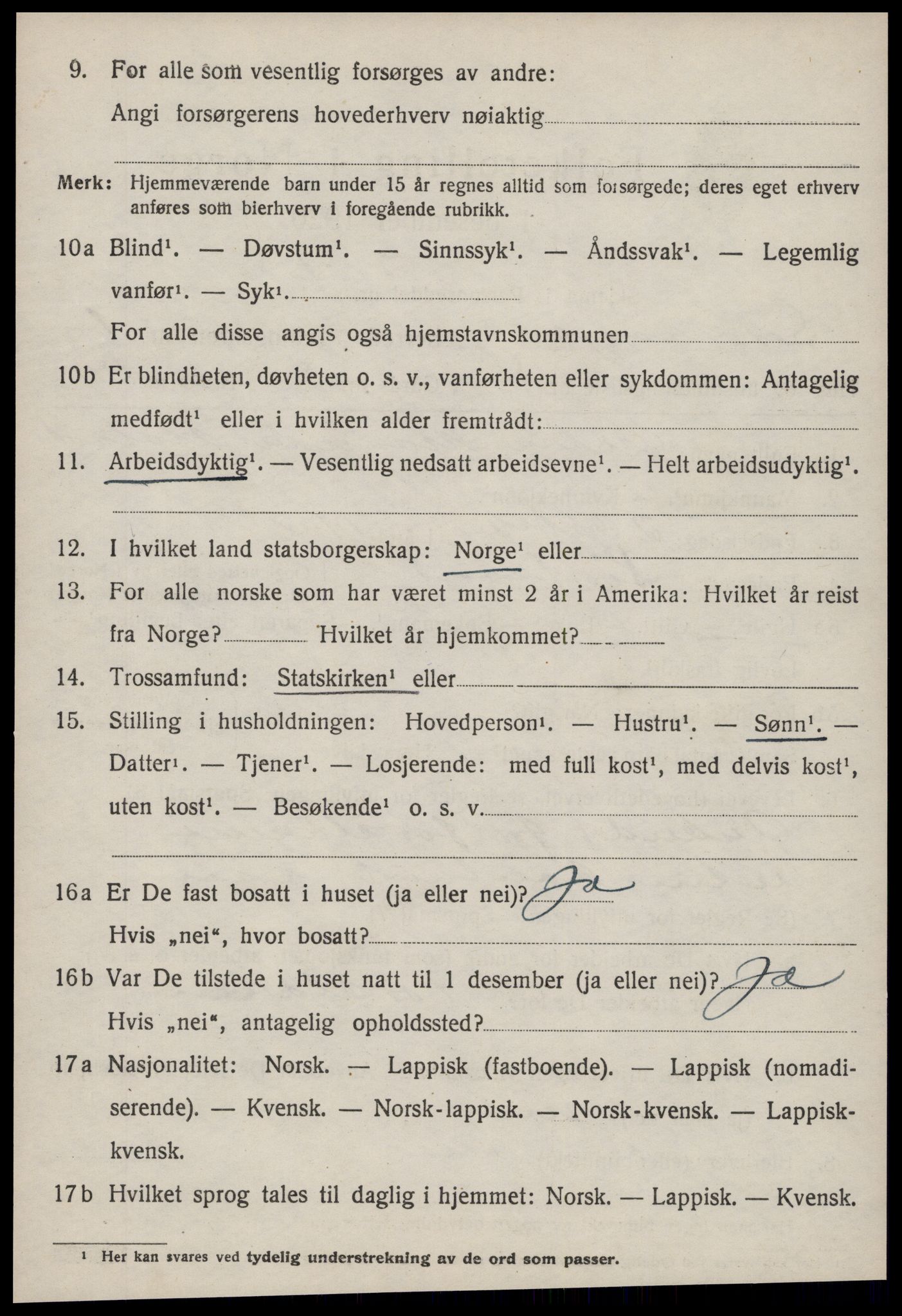 SAT, 1920 census for Sør-Frøya, 1920, p. 828