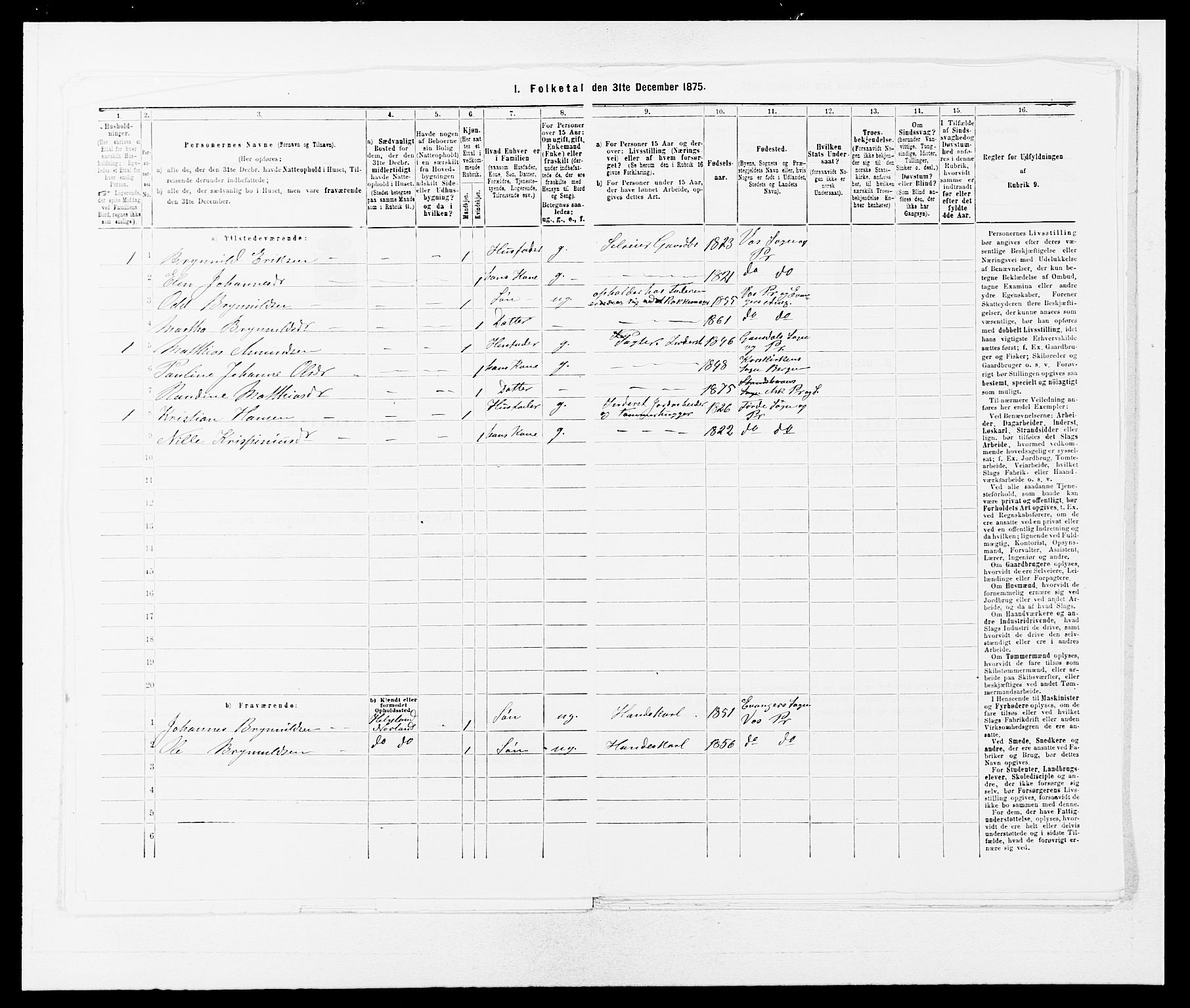 SAB, 1875 census for 1247P Askøy, 1875, p. 632