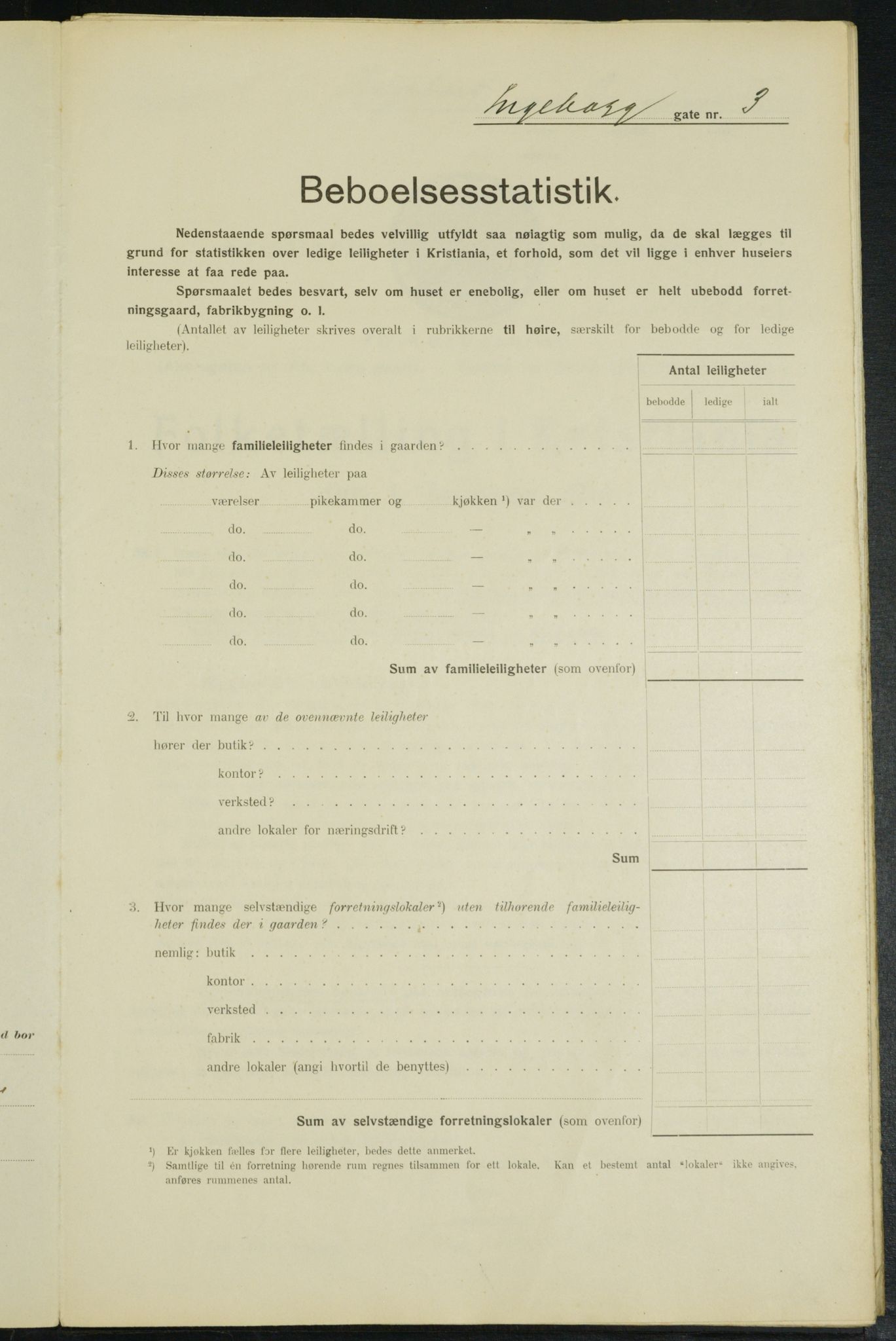 OBA, Municipal Census 1914 for Kristiania, 1914, p. 43758