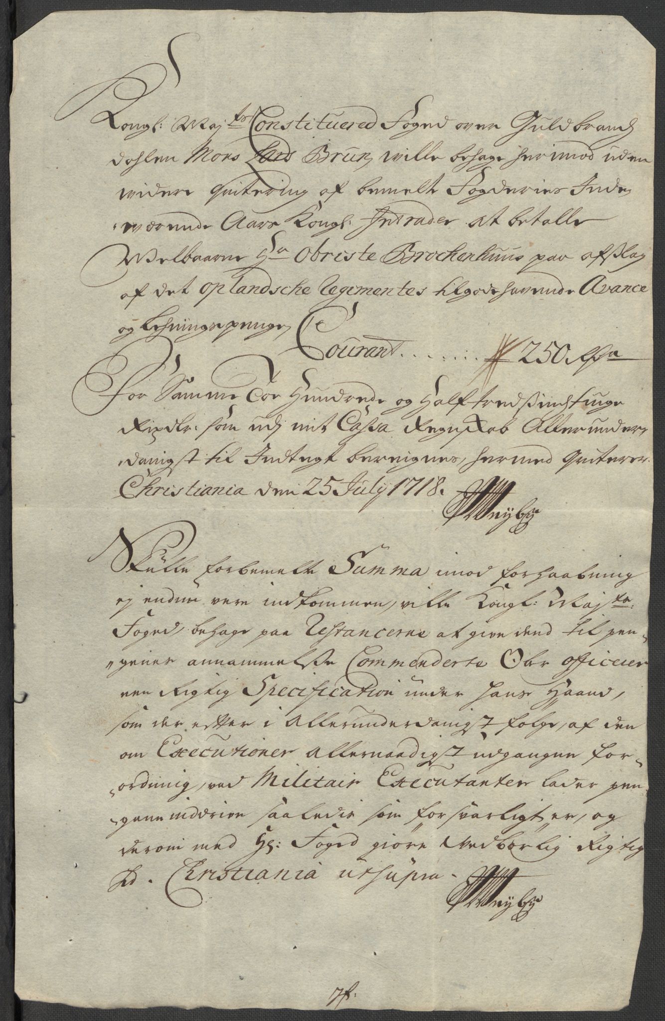 Rentekammeret inntil 1814, Reviderte regnskaper, Fogderegnskap, AV/RA-EA-4092/R17/L1188: Fogderegnskap Gudbrandsdal, 1718, p. 241